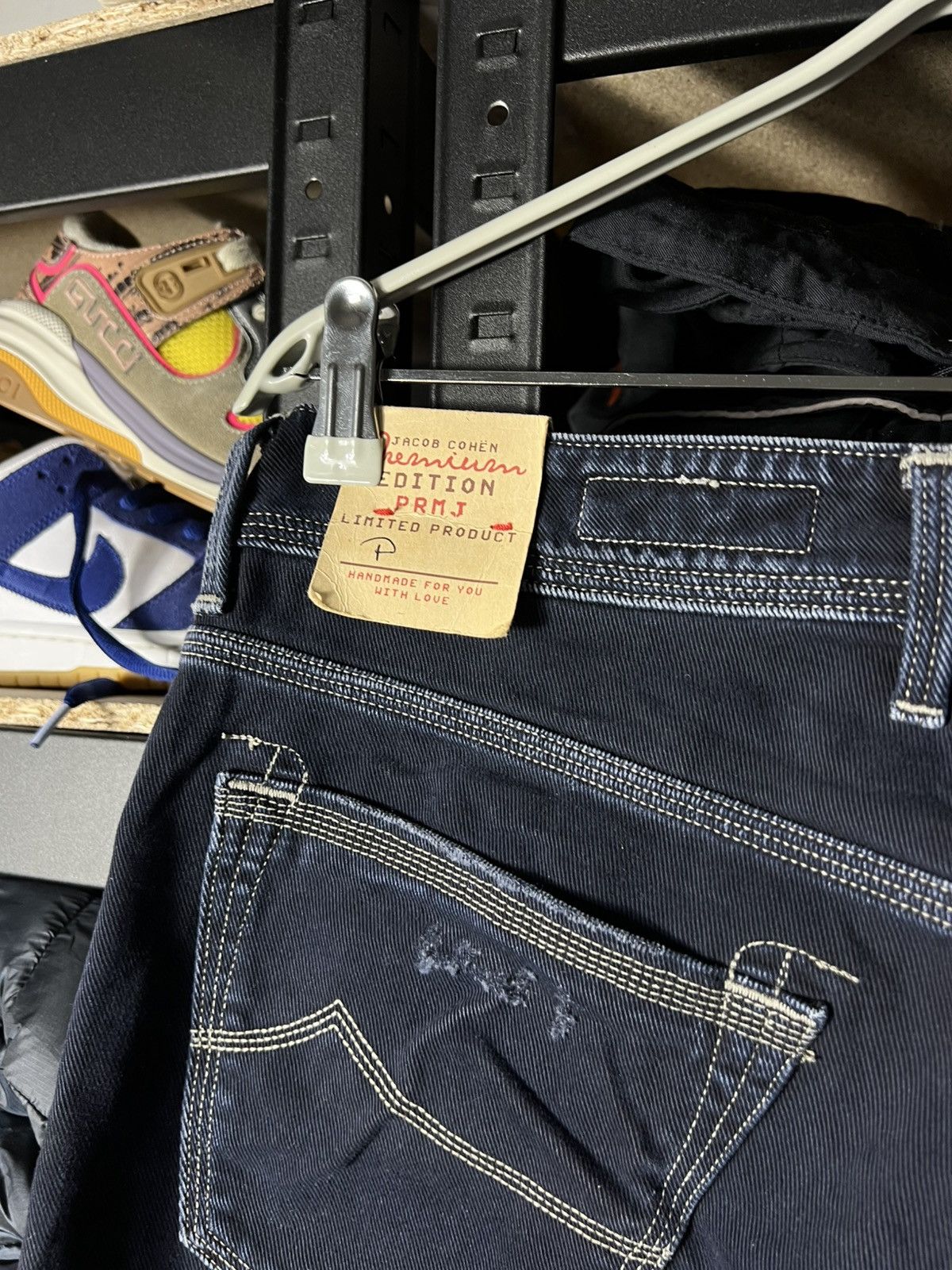 Jacob Cohen Jacob Cohen Premium Edition Denim Jeans Distressed Dark Blue Size US 32 / EU 48 - 8 Thumbnail