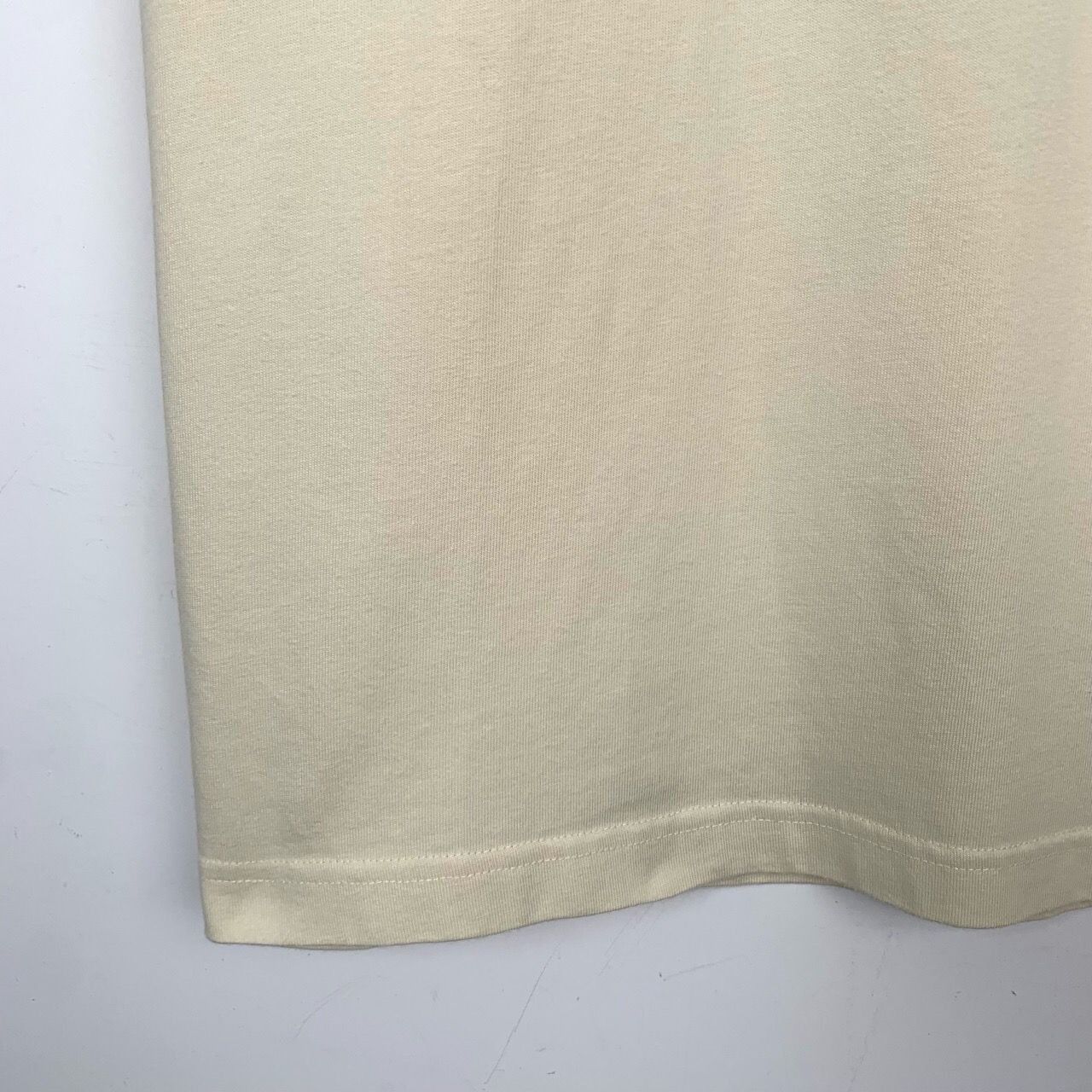 Balenciaga Balenciaga Logo Wheat Embroidery Round Neck Beige Cotton T-s Size S / US 4 / IT 40 - 5 Thumbnail