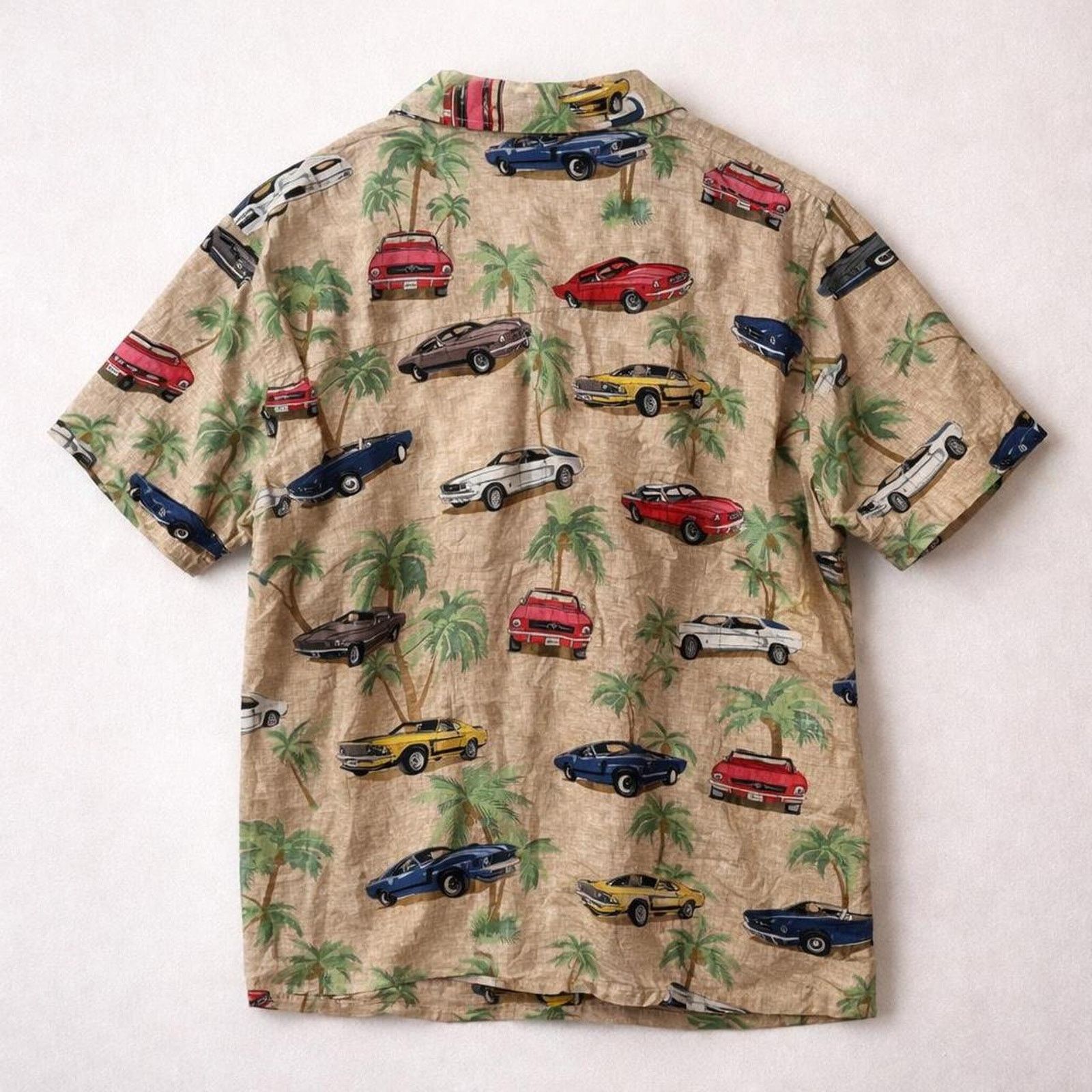Other Hawaiian David Carey Collectible Ford Mustang Cars Cabana Size US XL / EU 56 / 4 - 2 Thumbnail