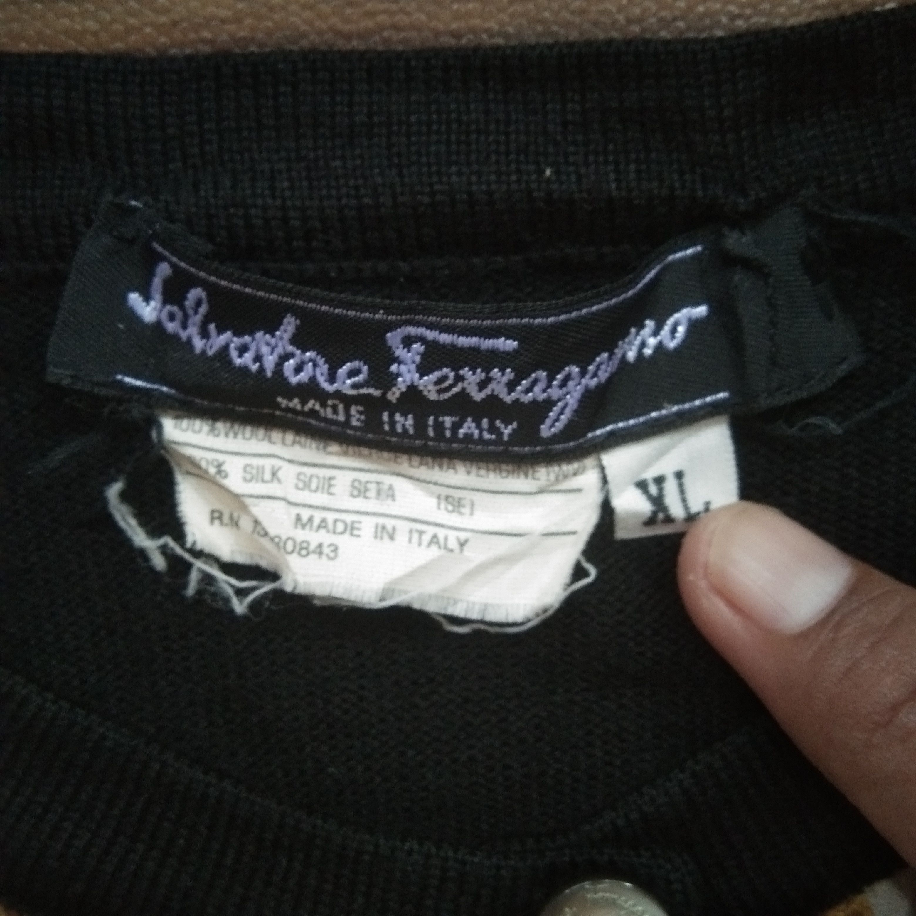 Salvatore Ferragamo Vintage Salfatore ferragamo Shirt Size US XL / EU 56 / 4 - 10 Thumbnail