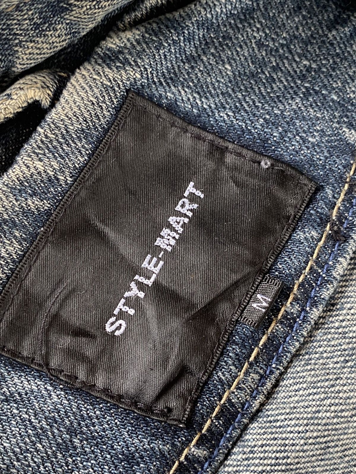 Vintage Vtg Style Mart Denim Jacket Zip Up Flared Size US M / EU 48-50 / 2 - 9 Thumbnail