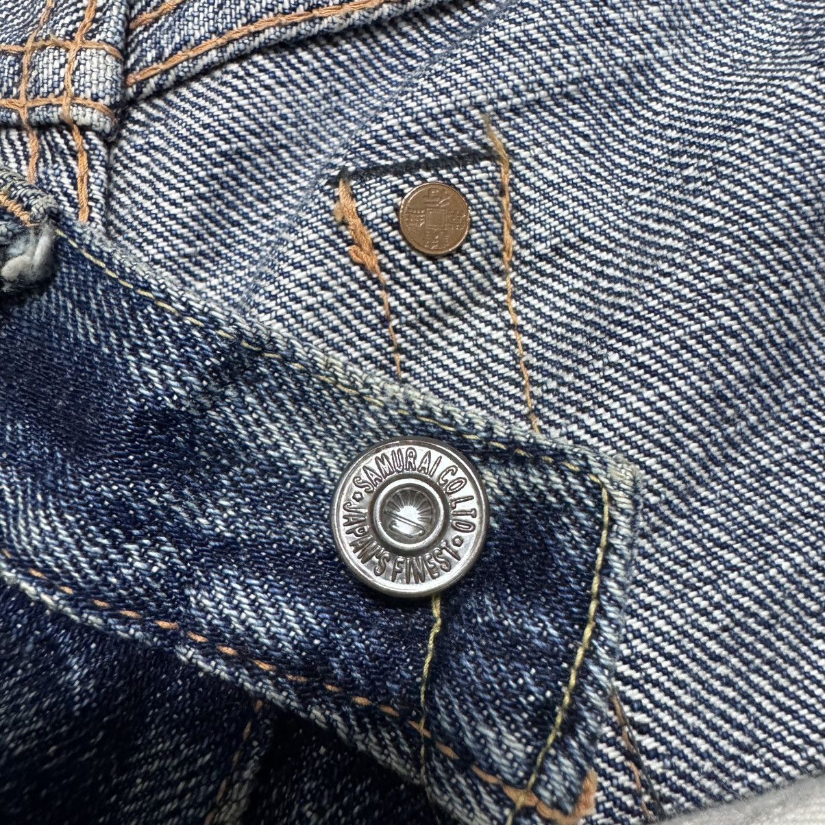 Samurai Jeans 21oz Samurai S510xx Denim Selvedge Jeans Natural Fade Size US 34 / EU 50 - 18 Thumbnail