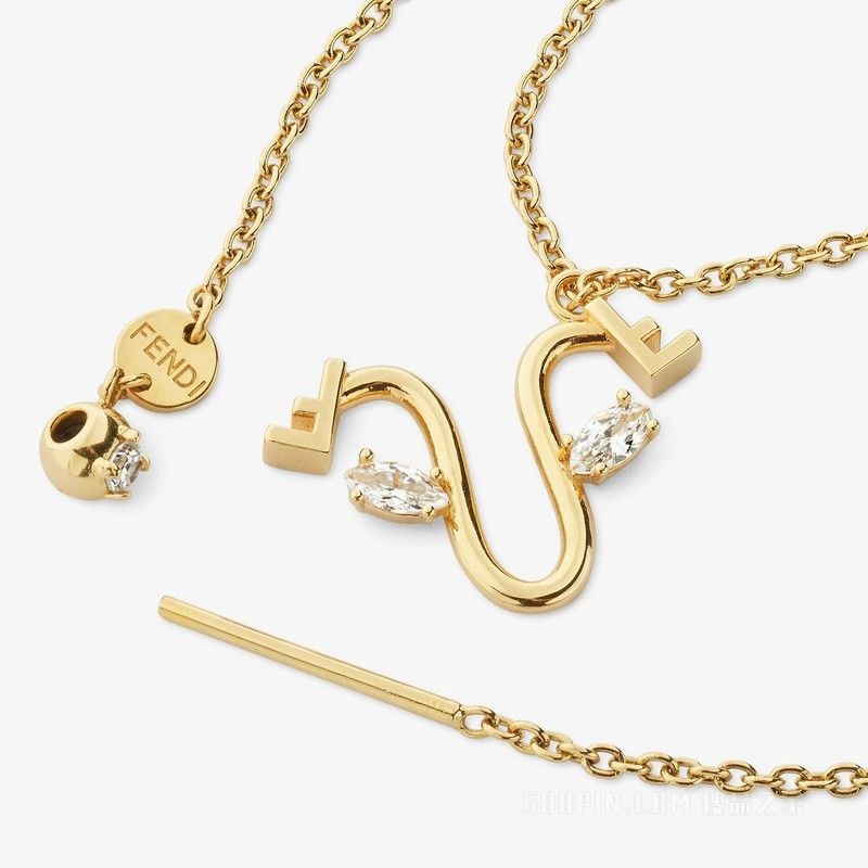 Fendi o1loc1c0824 Size: OS / Astrology Set in Golden Size ONE SIZE - 5 Thumbnail