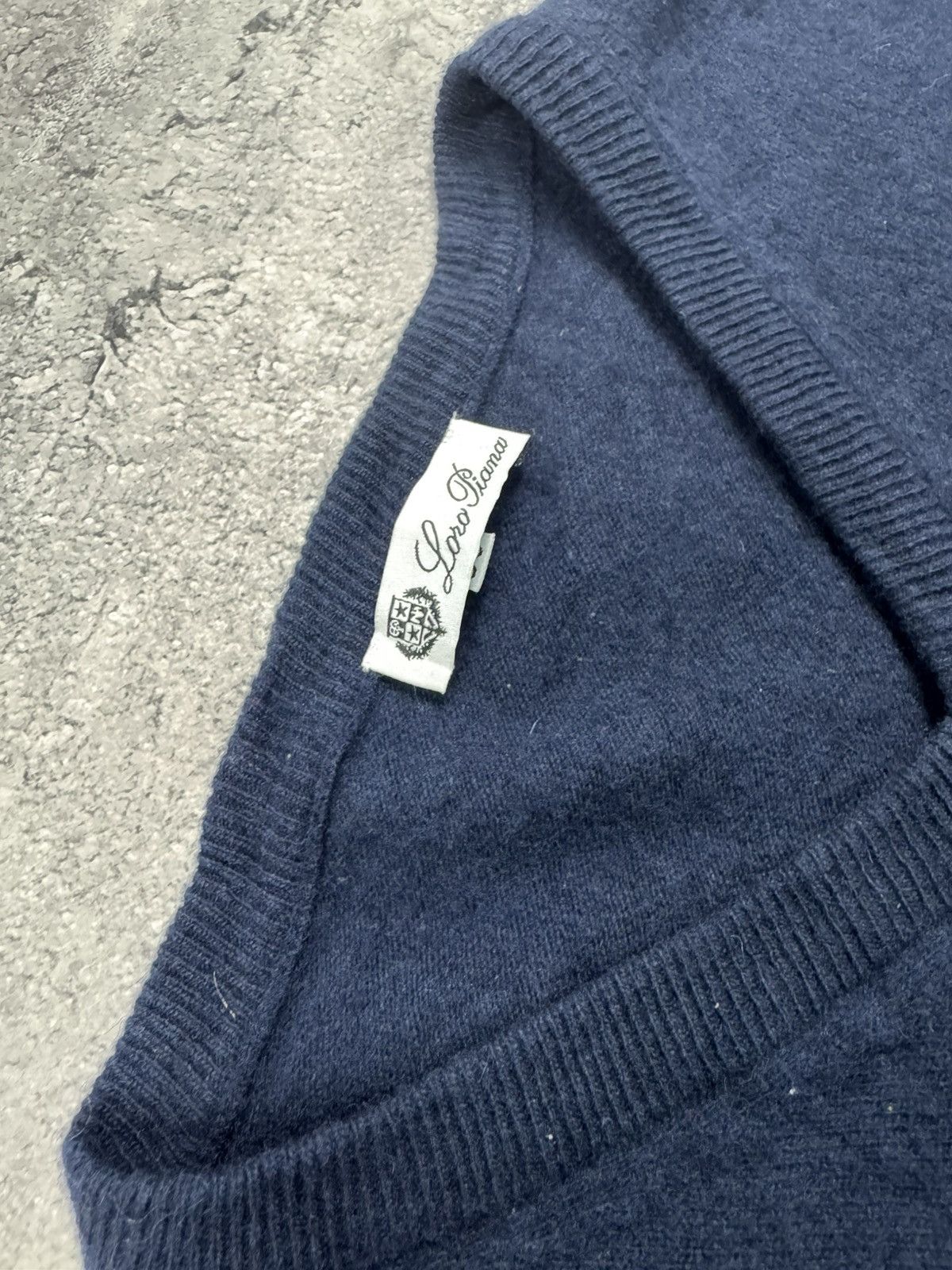 Loro Piana Loro Piana Lana Wool Blue Sweater Luxury Size US M / EU 48-50 / 2 - 8 Thumbnail