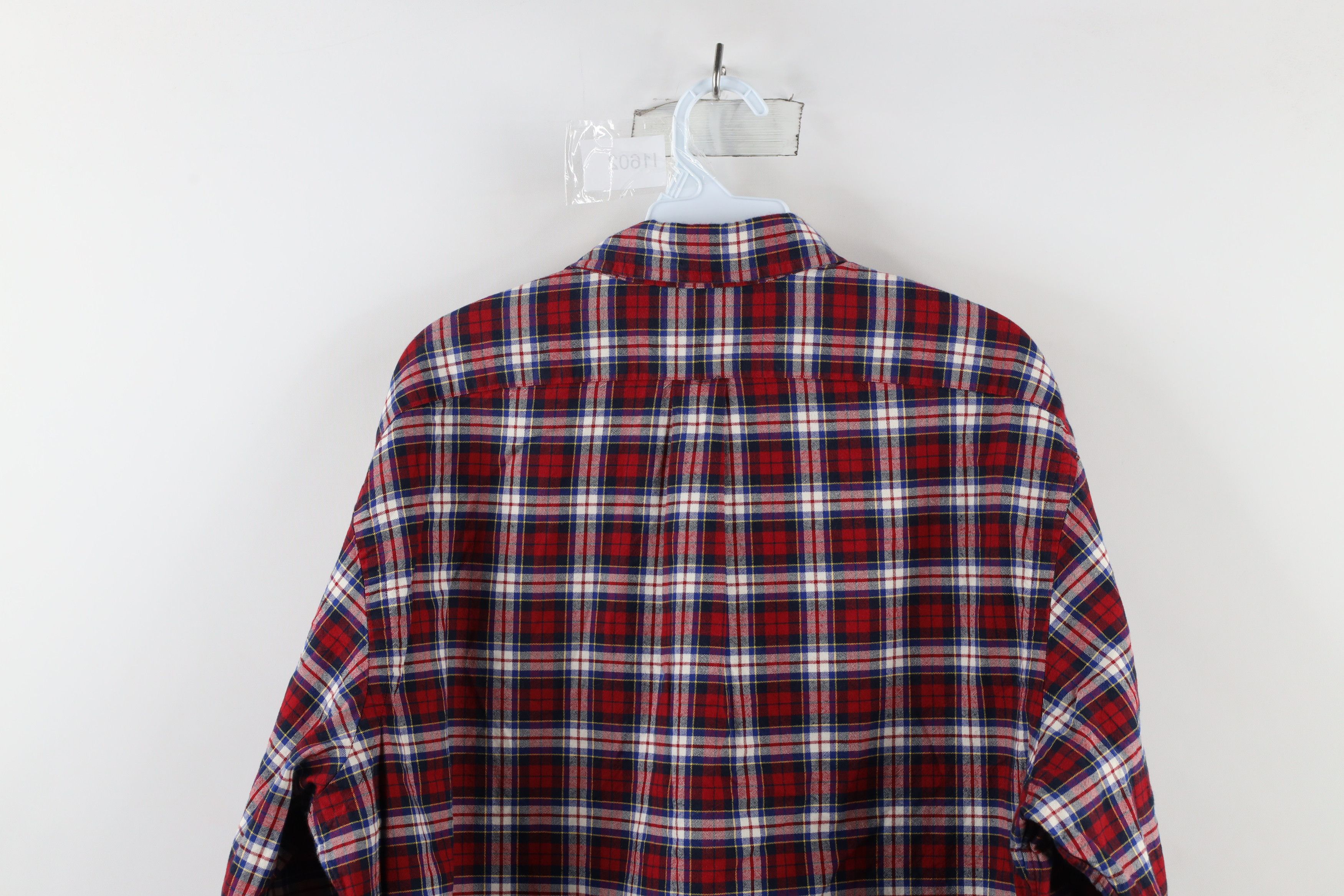 Ralph Lauren × Vintage Vintage Ralph Lauren Collared Button Down Shirt Plaid Size US XL / EU 56 / 4 - 8 Thumbnail