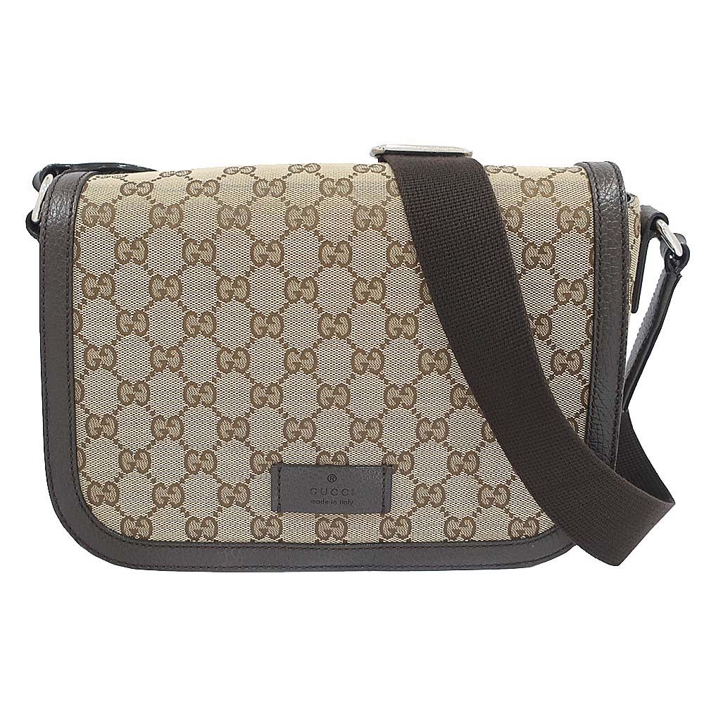 image of Gucci Shoulder Bag GG Canvas Beige Brown, Women's
