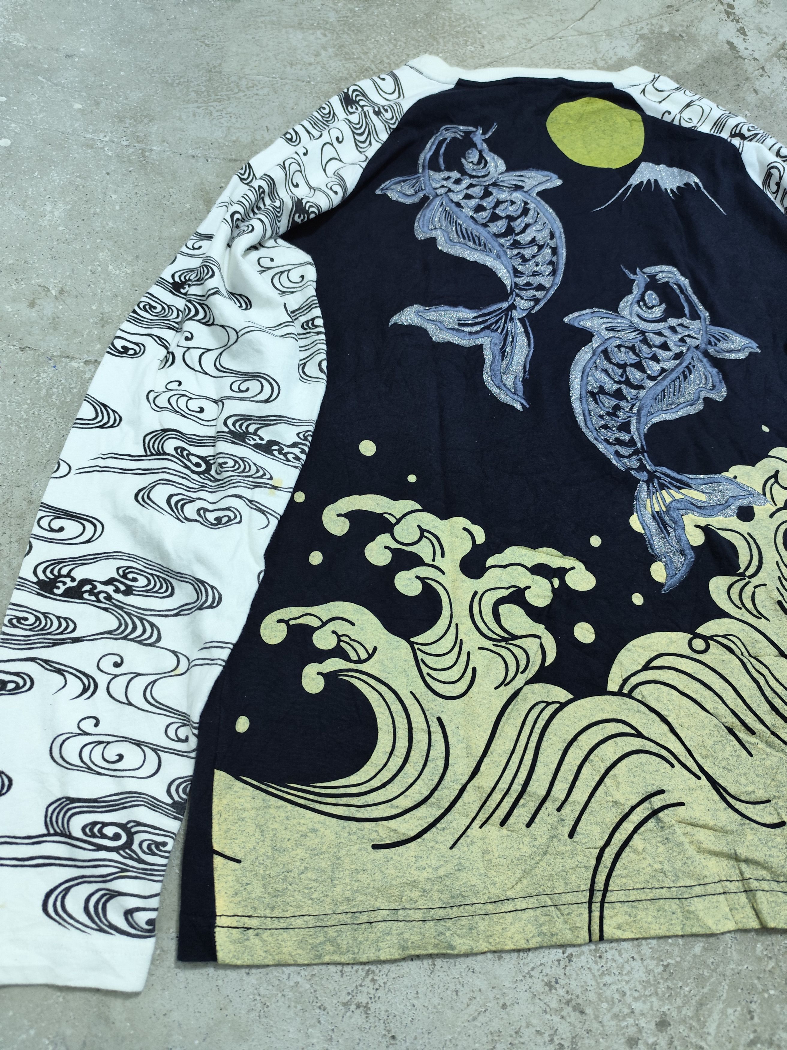 Karakuri Tamashii Sukajan shirt embroid japanese koi fish Size US L / EU 52-54 / 3 - 8 Thumbnail