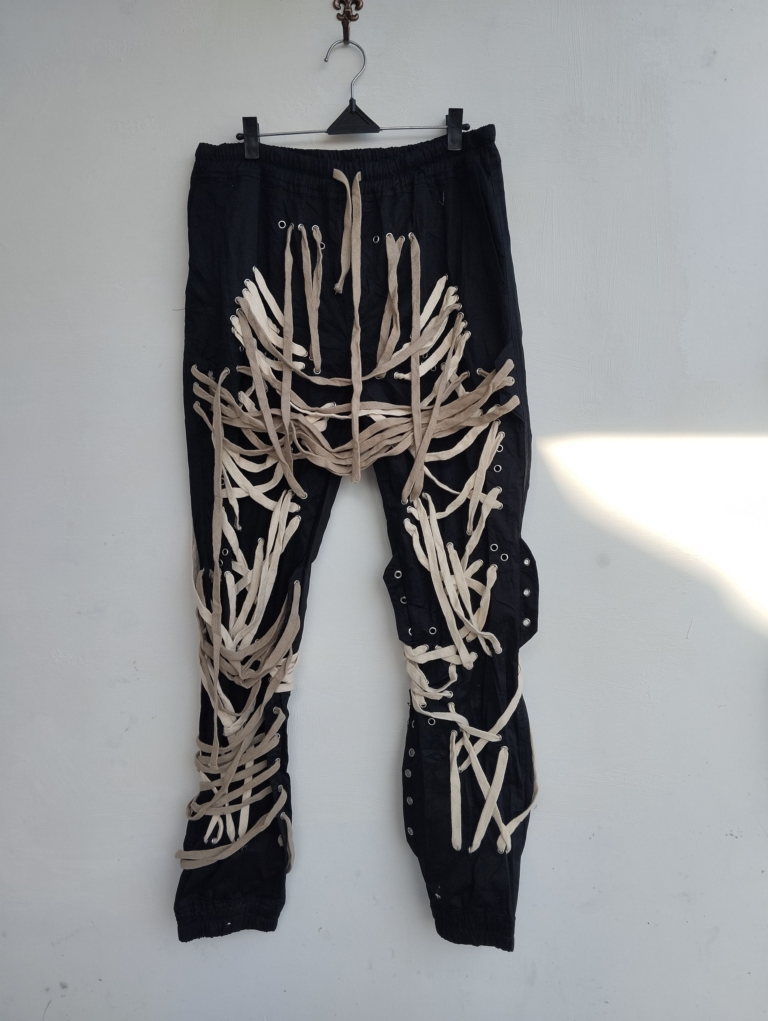 Other TwoTwin Style pants lace up look a like rick owens Size US 38 / EU 54 - 1 Thumbnail