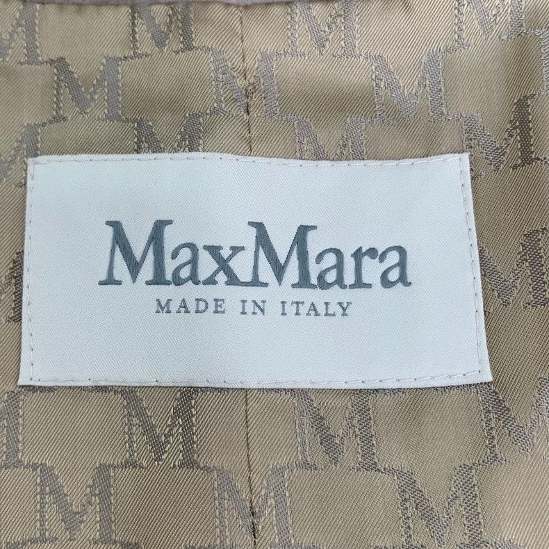 Max Mara Max Mara 101801 Series Khaki Lapel Double Breasted Belted Size XXS / US 00 / IT 34 - 6 Thumbnail
