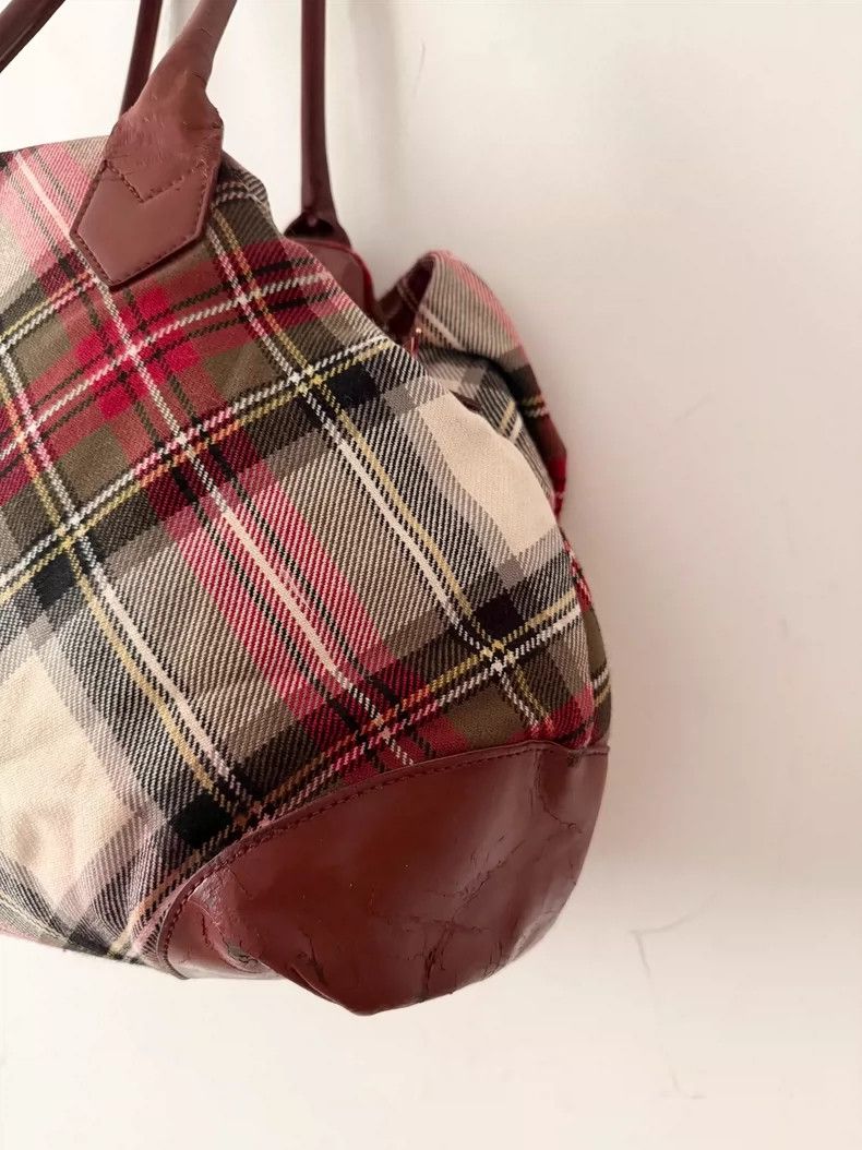 Vivienne Westwood Vivienne Westwood Red and white checkered pattern with fol Size ONE SIZE - 5 Thumbnail