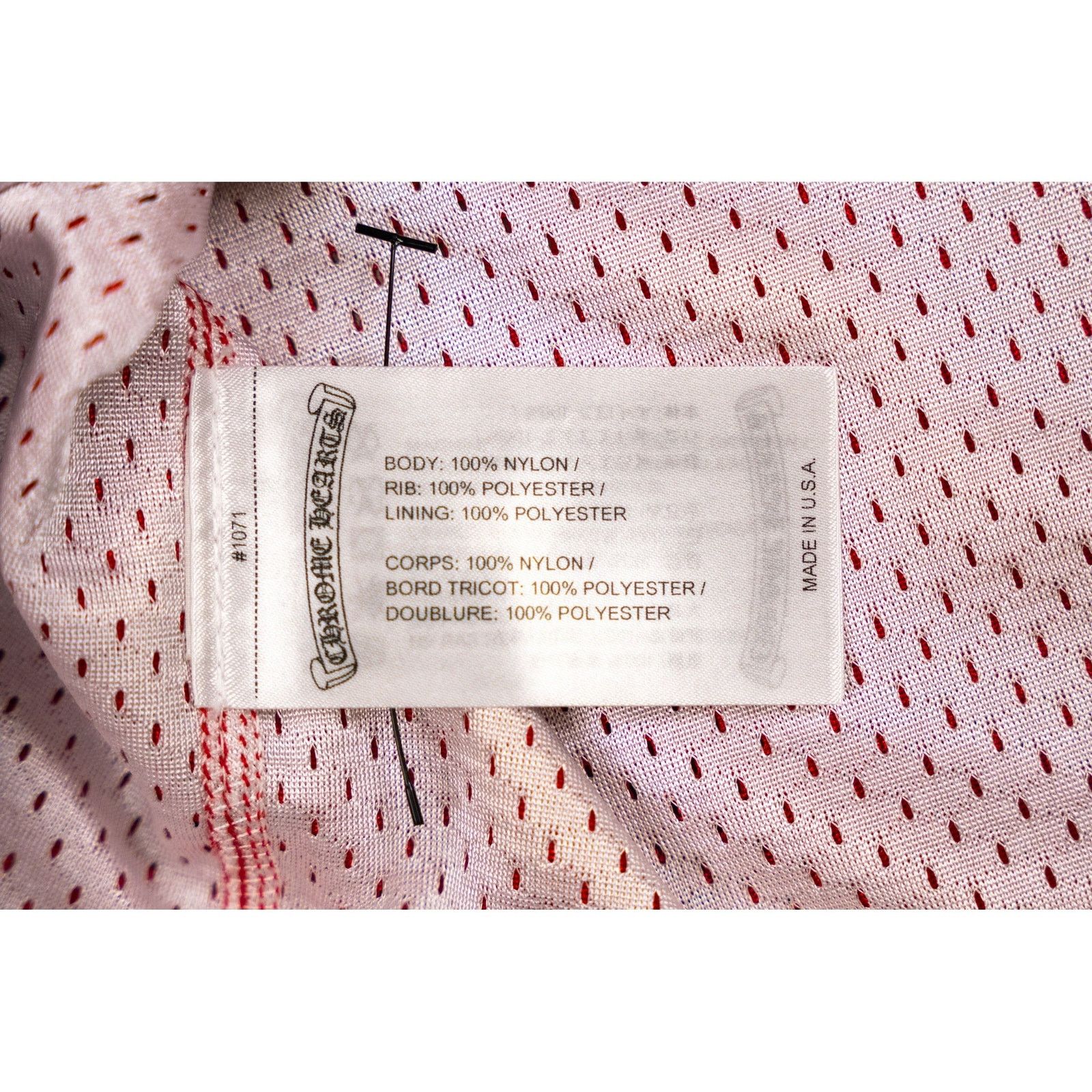 Chrome Hearts Matty Boy Sports Mesh Reversible Basketball Jersey 'Red' Size US S / EU 44-46 / 1 - 6 Thumbnail