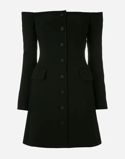 o1y0825 Blazer Mini Dress in Black