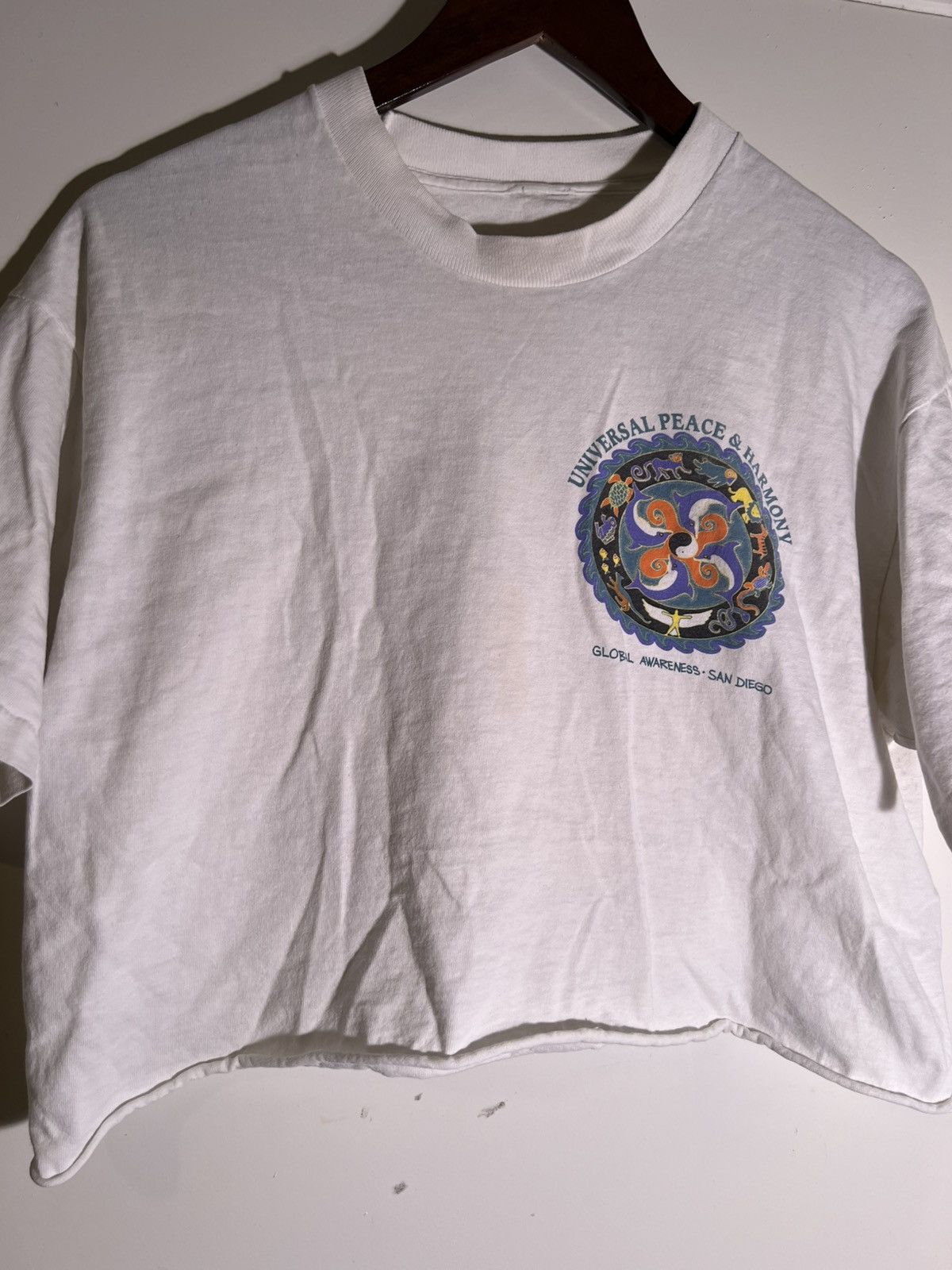 Vintage 90’s VTG Vintage Universal Peace & Harmony San Diego T Shirt Size US L / EU 52-54 / 3 - 8 Thumbnail