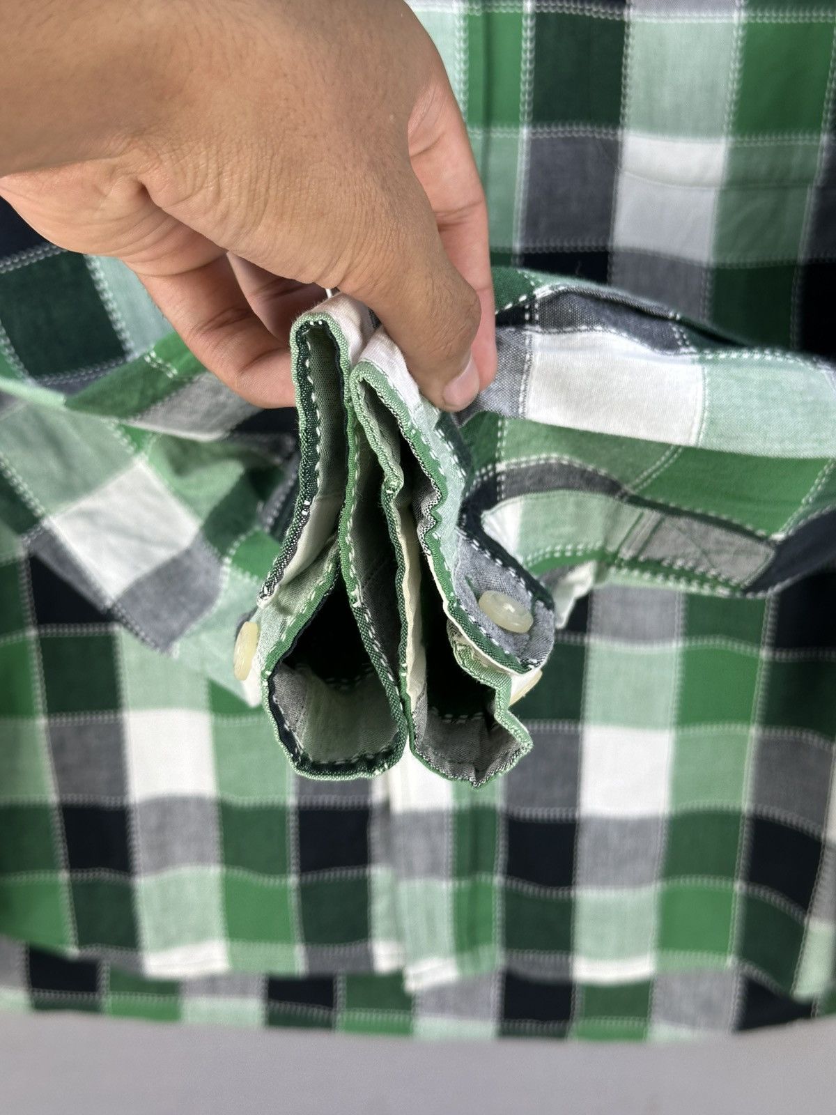 Converse Converse Plaid Check Flannel Shirt Size US L / EU 52-54 / 3 - 9 Thumbnail