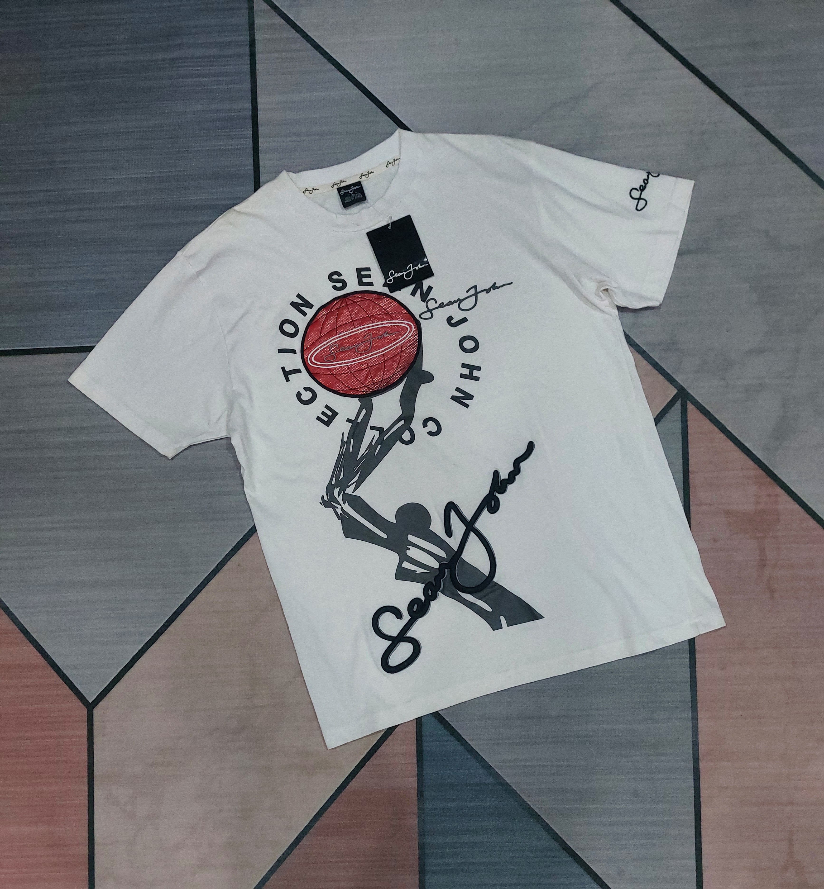 Rap Tees × Sean John SEAN JOHN COLLECTION BASKETBALL TEE Size US L / EU 52-54 / 3 - 1 Thumbnail