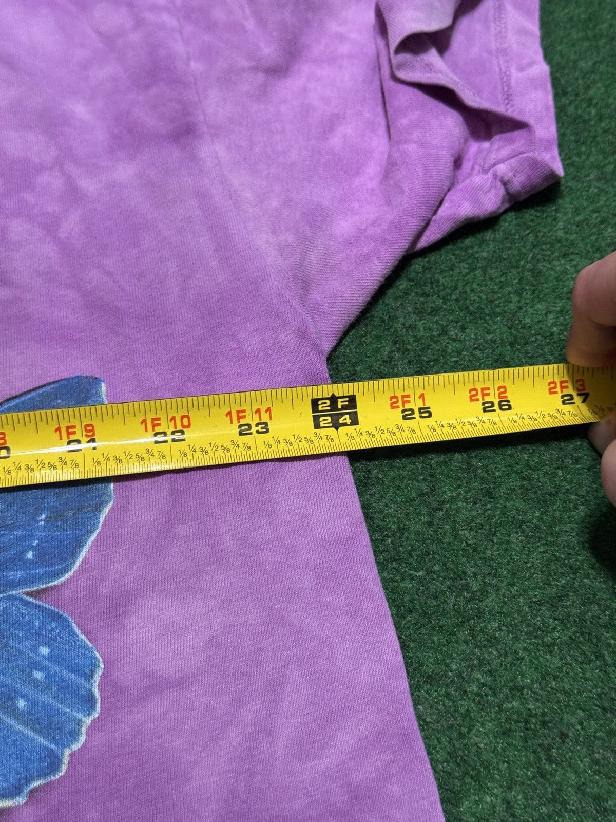 The Mountain × Vintage Vintage Y2K The Mountain Butterfly Purple Nature Bug Tshirt Size US XL / EU 56 / 4 - 7 Thumbnail