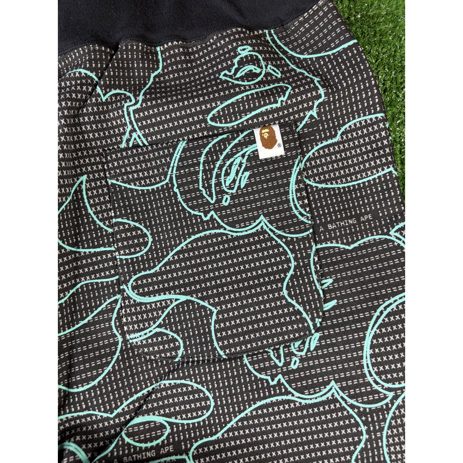 Bape Bape Text Code Camo Black Jogger Sweatpants Size Small Size US 30 / EU 46 - 6 Thumbnail