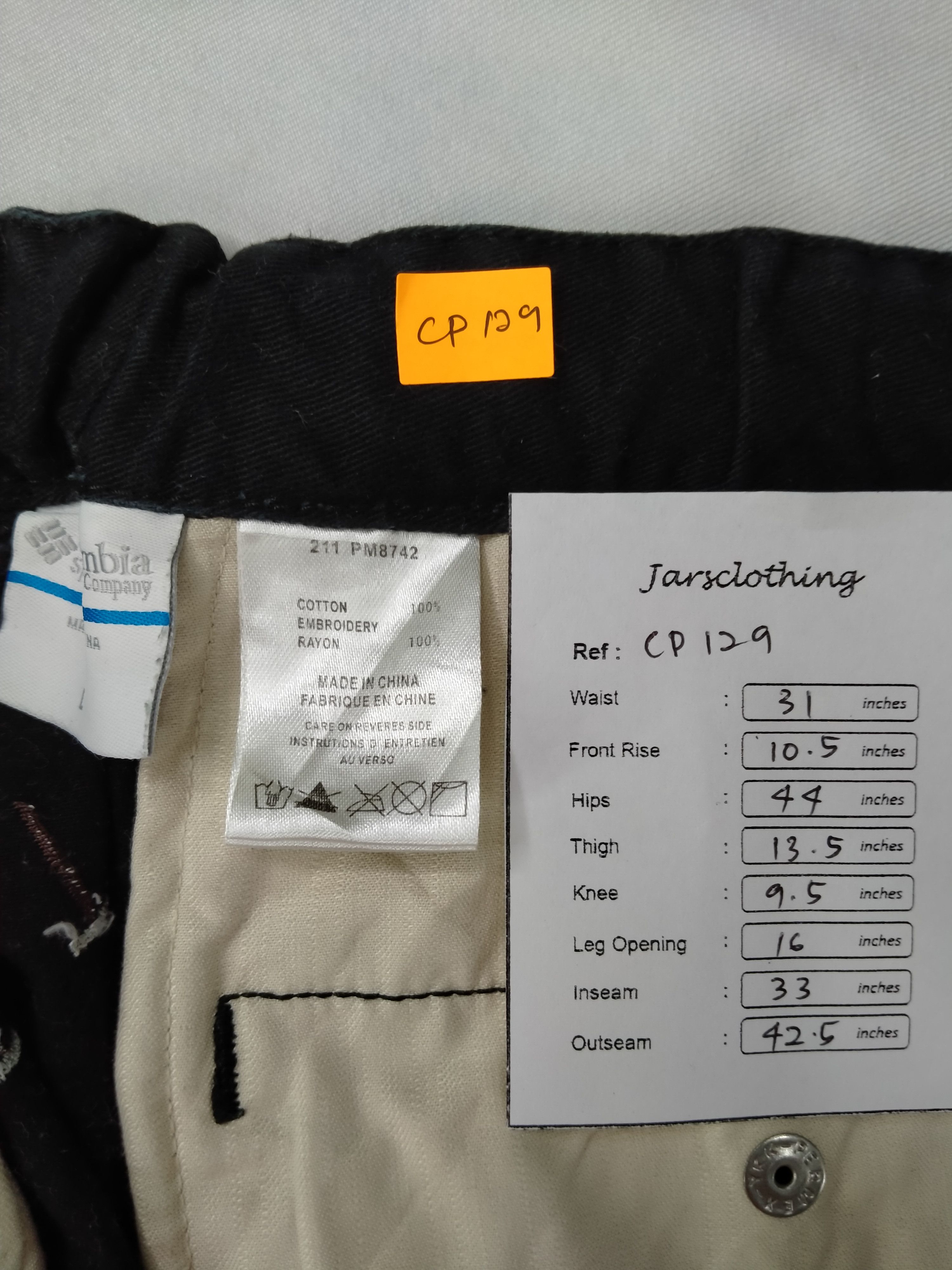 Japanese Brand Columbia Embroidery Cargo Multi Pocket Pants 31 x 33 -CP129 Size US 31 - 7 Thumbnail