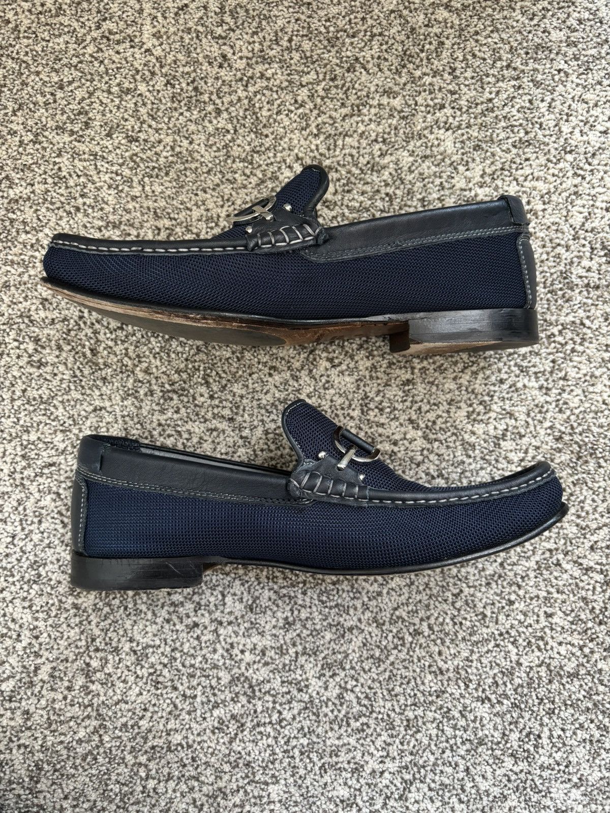 Donald Pliner Donald Pliner Dacio loafers in navy nylon Size US 9.5 / EU 42-43 - 2 Thumbnail
