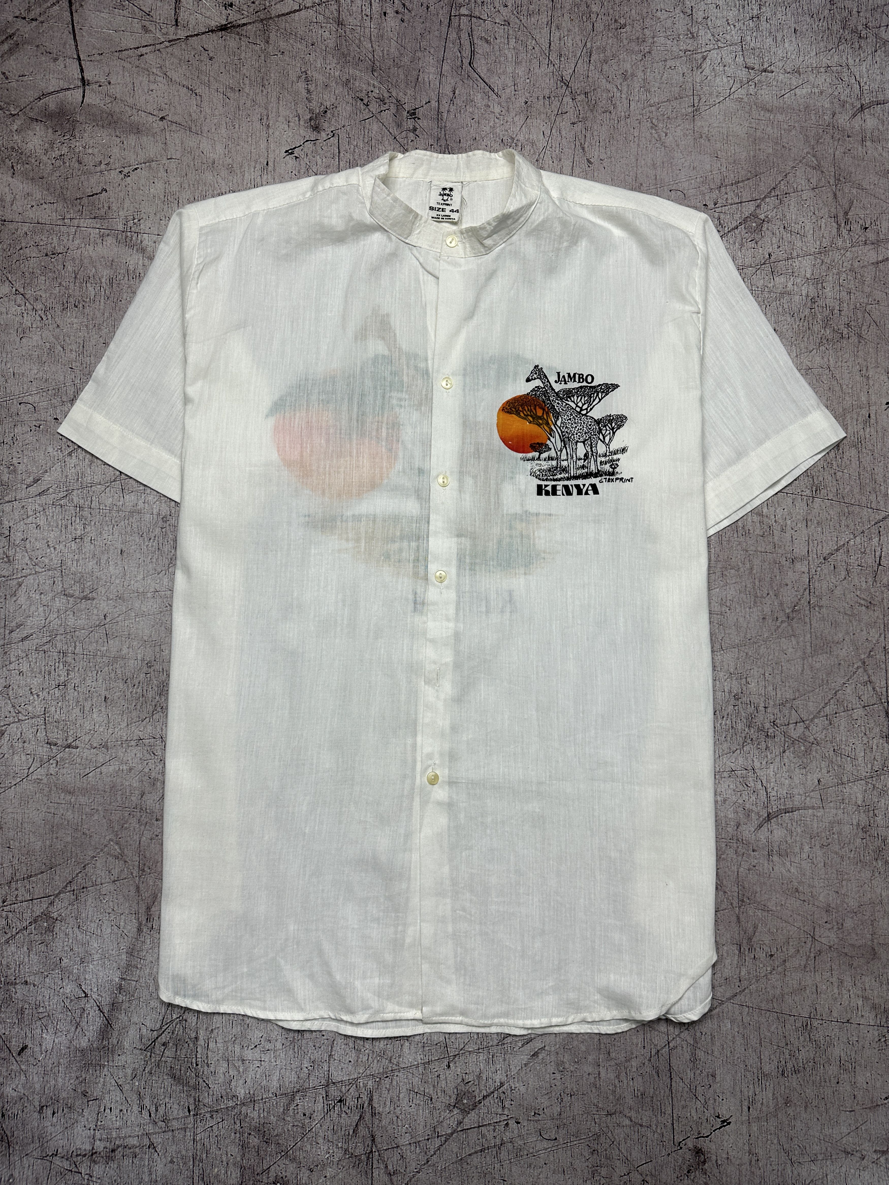 Vintage Jambo Kenya Vintage Mens Hawaiian Shirt Size US XXL / EU 58 / 5 - 4 Thumbnail