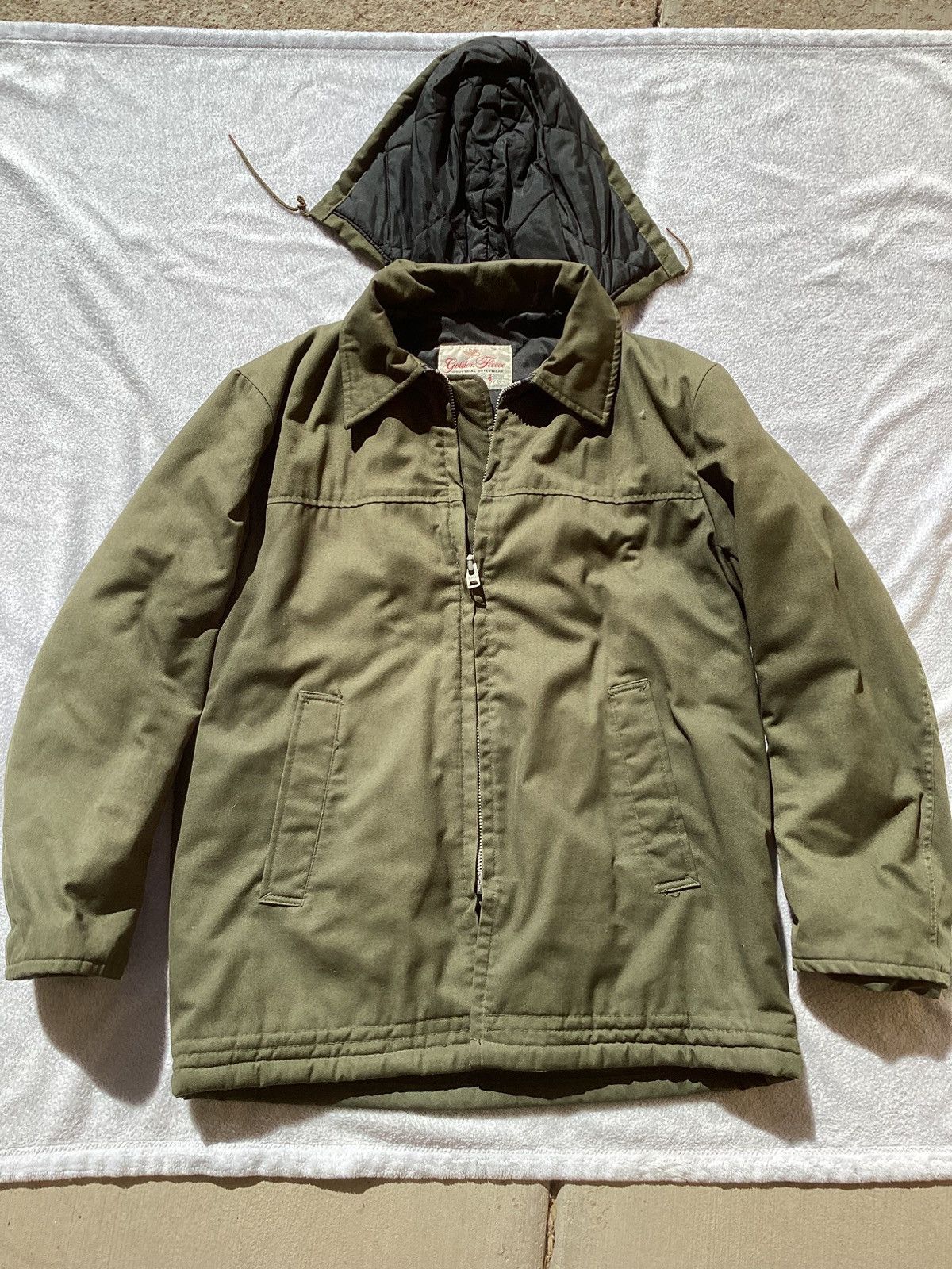 Other Vintage golden fleece industrial outerwear USA made 44 jackt Size US XL / EU 56 / 4 - 1 Thumbnail