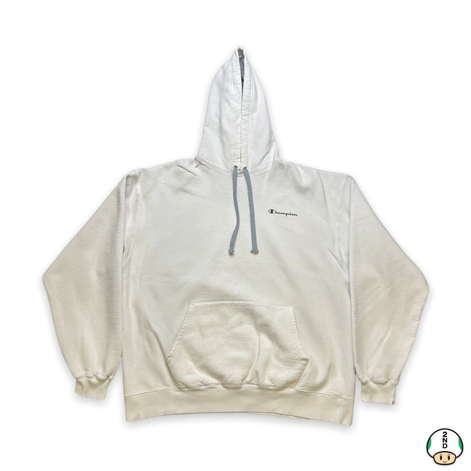 Champion × Vintage Champion Hoodie Authentic Distress Pullover Hood Sweatshirt Size US XXL / EU 58 / 5 - 1 Thumbnail