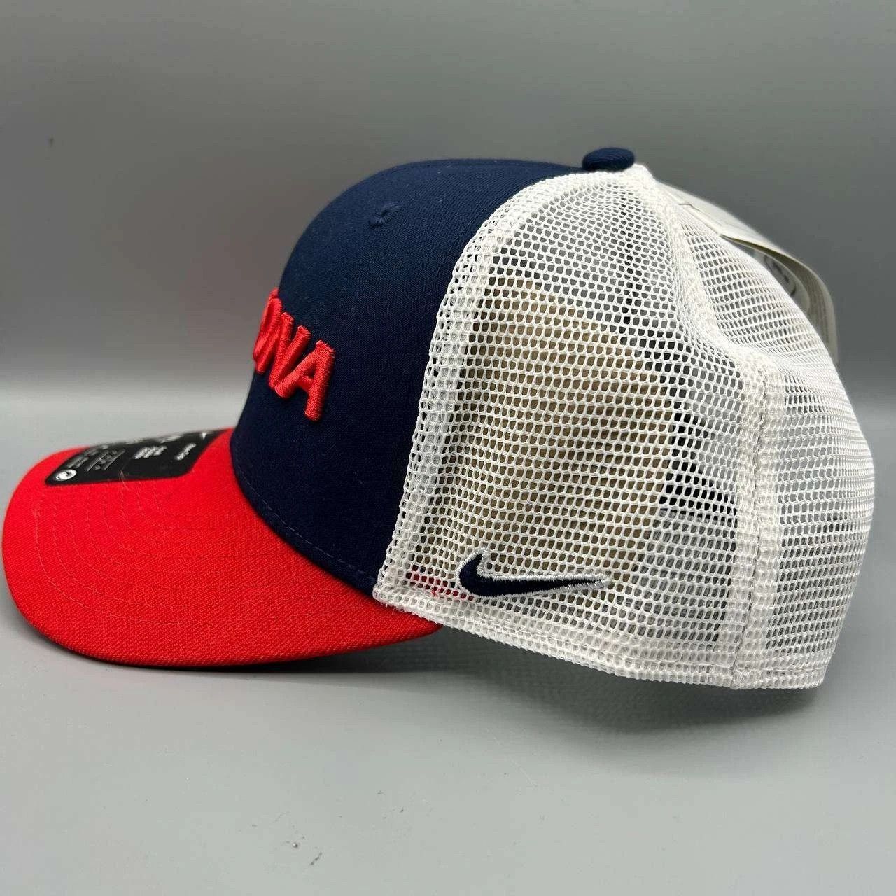 Nike Arizona Wildcats x Nike Rise Trucker Hat Men M-L Snap Back Size ONE SIZE - 6 Thumbnail