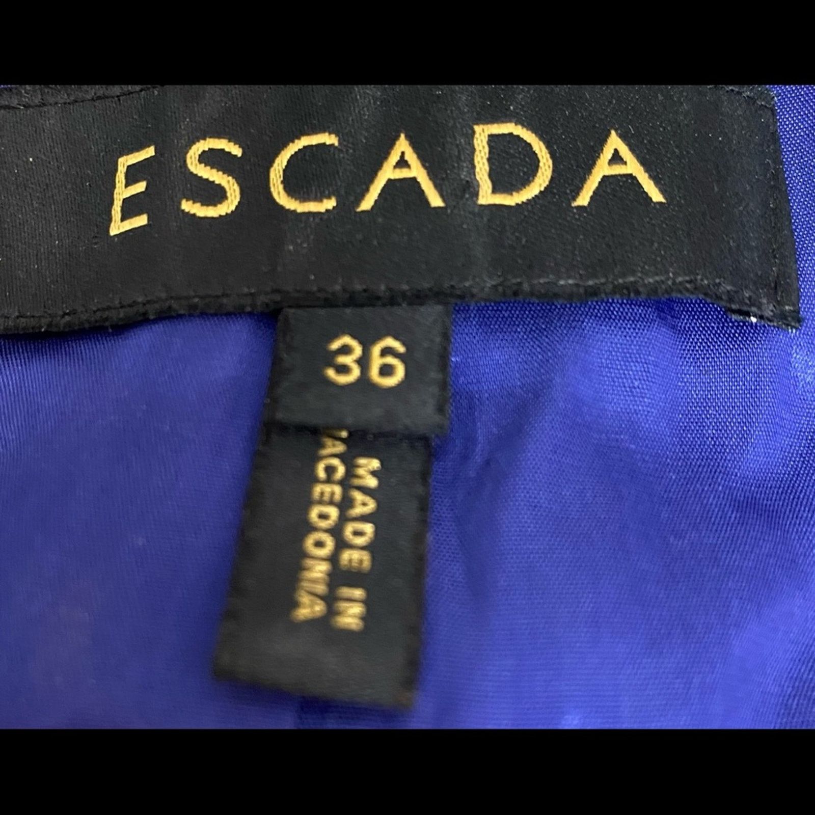 Escada ESCADA Barongo Jacket Blazer, Size 36 Size XS / US 0-2 / IT 36-38 - 11 Thumbnail