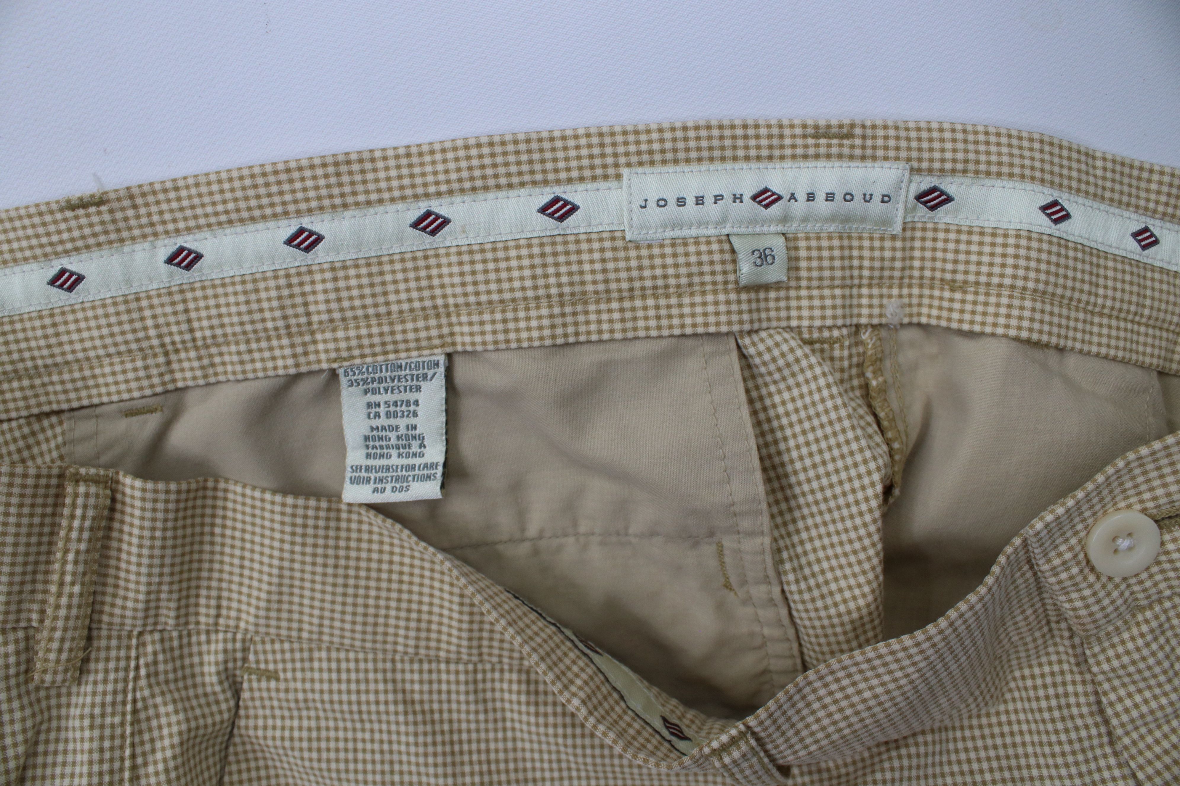 Vintage Vintage 90s Streetwear Gingham Plaid Wide Leg Chino Pants Size US 36 / EU 52 - 8 Thumbnail