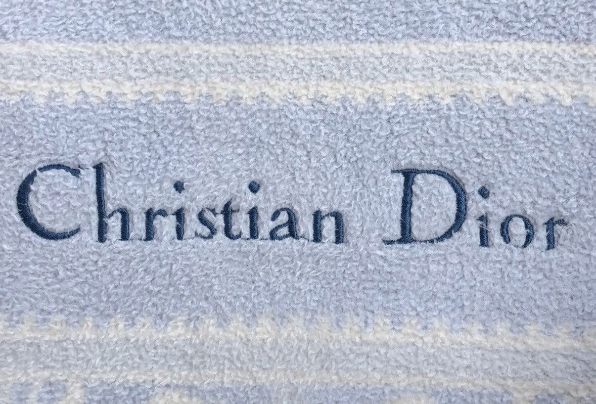 Christian Dior Monsieur Christian Dior Luxury Blanket 100% Cotton Size 140cm x 200cm Size ONE SIZE - 3 Thumbnail
