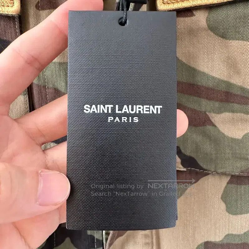 Yves Saint Laurent Saint Laurent Army Green Cotton Jacket . Size M / US 6-8 / IT 42-44 - 5 Thumbnail