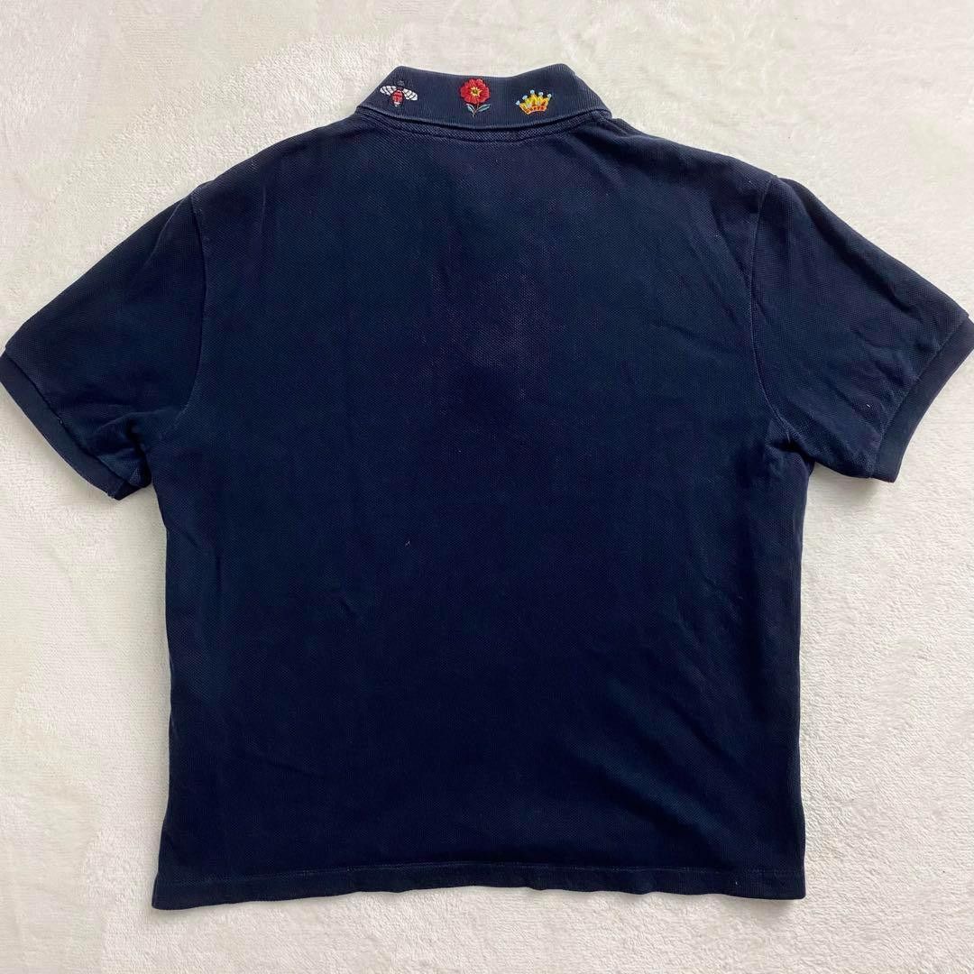 Gucci Gucci Navy Polo with Colorful Collar Embroidery Size US M / EU 48-50 / 2 - 5 Thumbnail