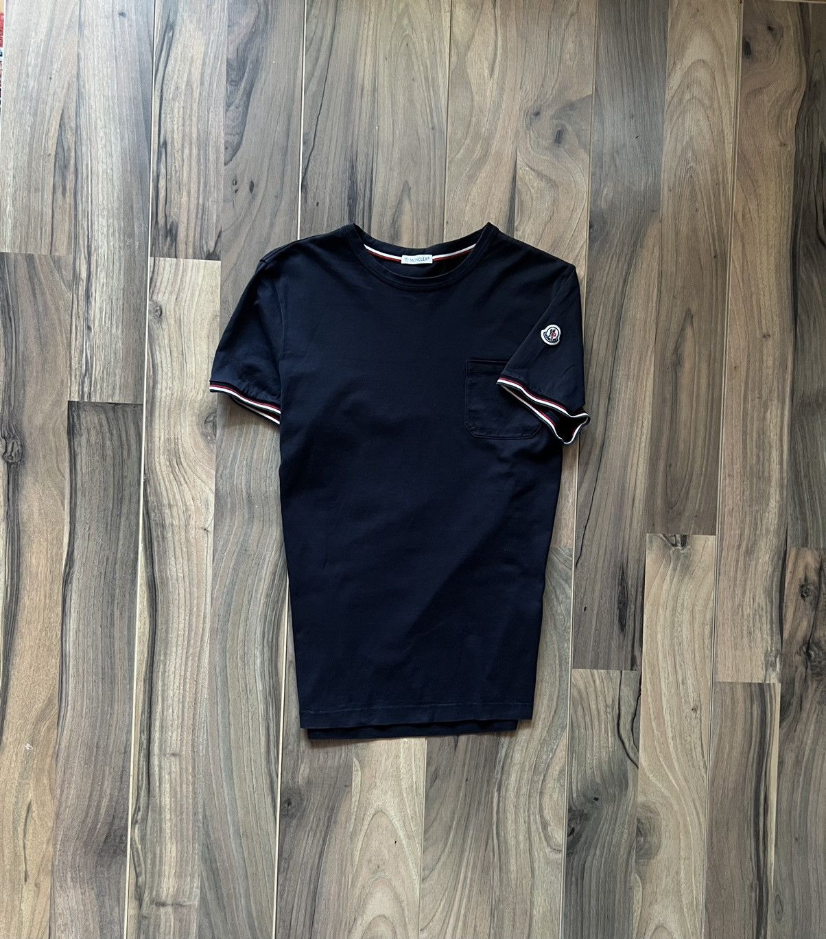 Moncler Moncler T Shirt Polo Short Sleeve Logo Size US M / EU 48-50 / 2 - 1 Thumbnail
