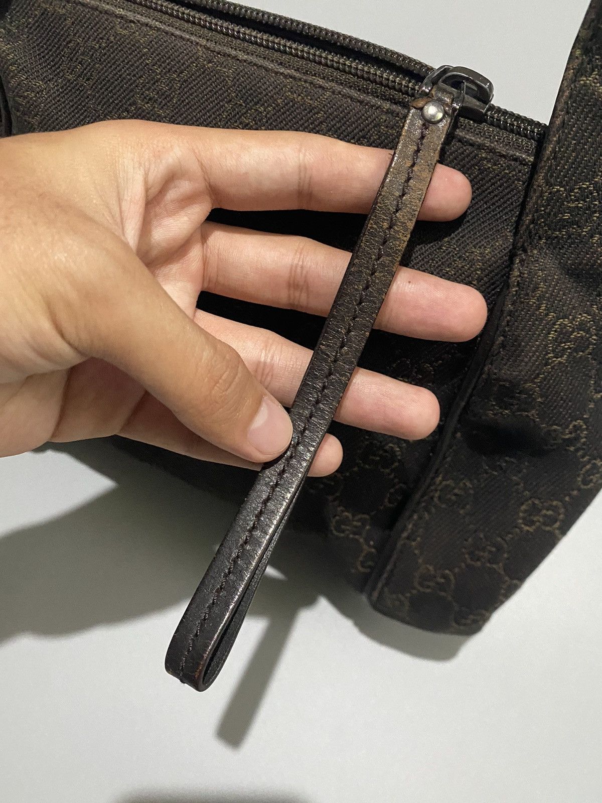 Gucci Gucci Canvas GG Monogram Shoulder Bag Size ONE SIZE - 7 Thumbnail