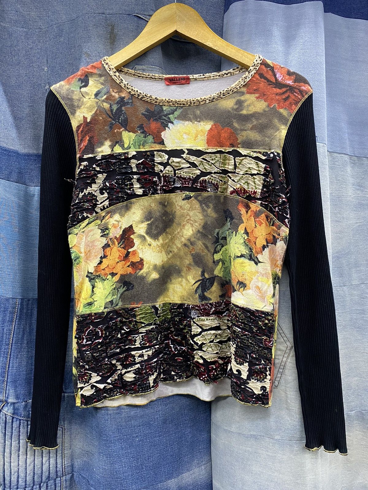 Designer × Seditionaries jean paul gaultier style valleri 90s longsleeve italy Size S / US 4 / IT 40 - 4 Thumbnail