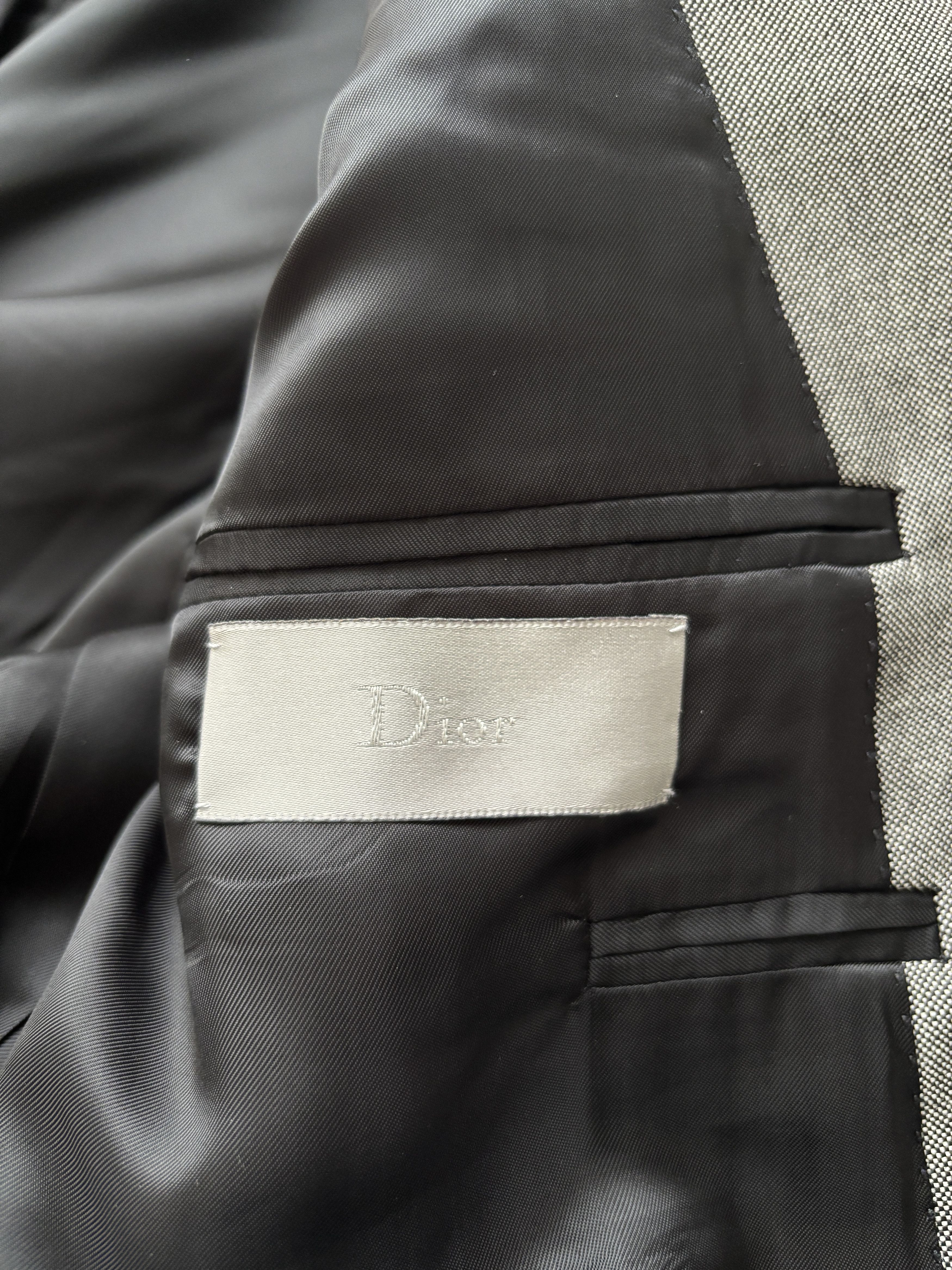 Dior ⚡️QUICK SALE⚡️2007 Dior by Hedi Slimane Gray Blazer Jacket Size US XL / EU 56 / 4 - 3 Thumbnail