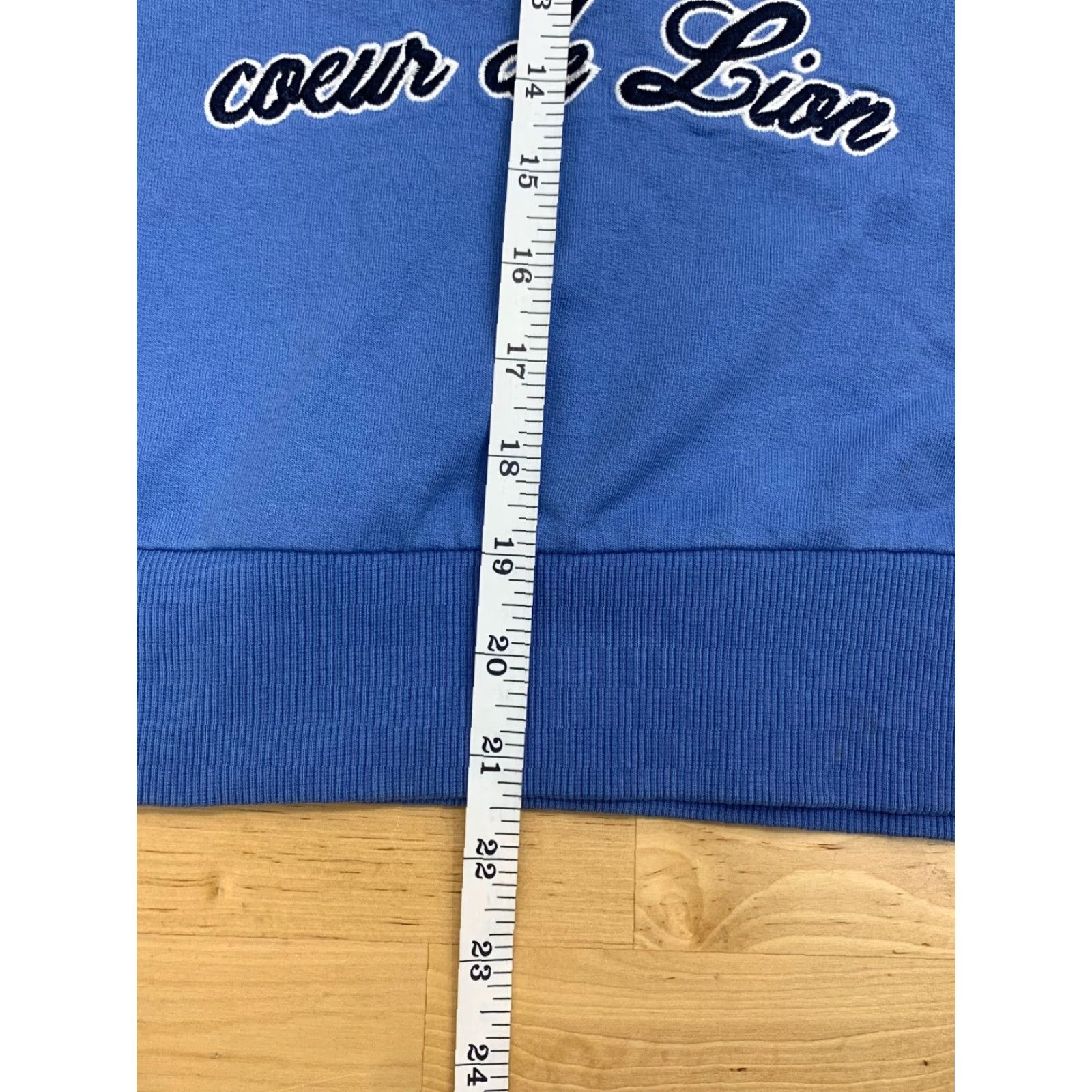 Vintage VINTAGE InCity Sweater Mens Crew Neck Long Sleeve Blue 90s Embroidered Cotton Size L Regular Size US L / EU 52-54 / 3 - 8 Thumbnail