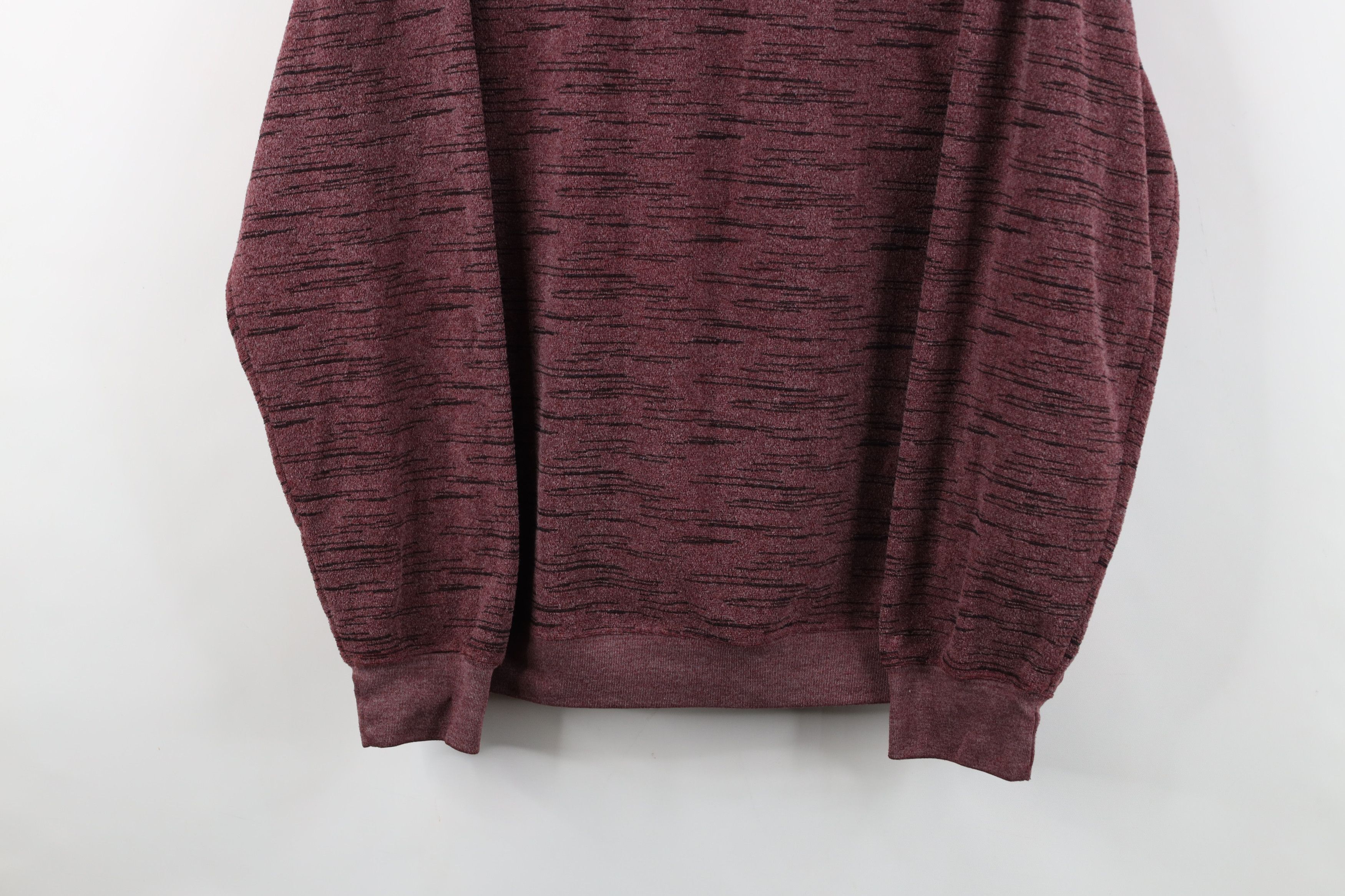 Vintage Vintage 90s Streetwear Fleck Fleece Collared Sweatshirt Size US XL / EU 56 / 4 - 3 Thumbnail