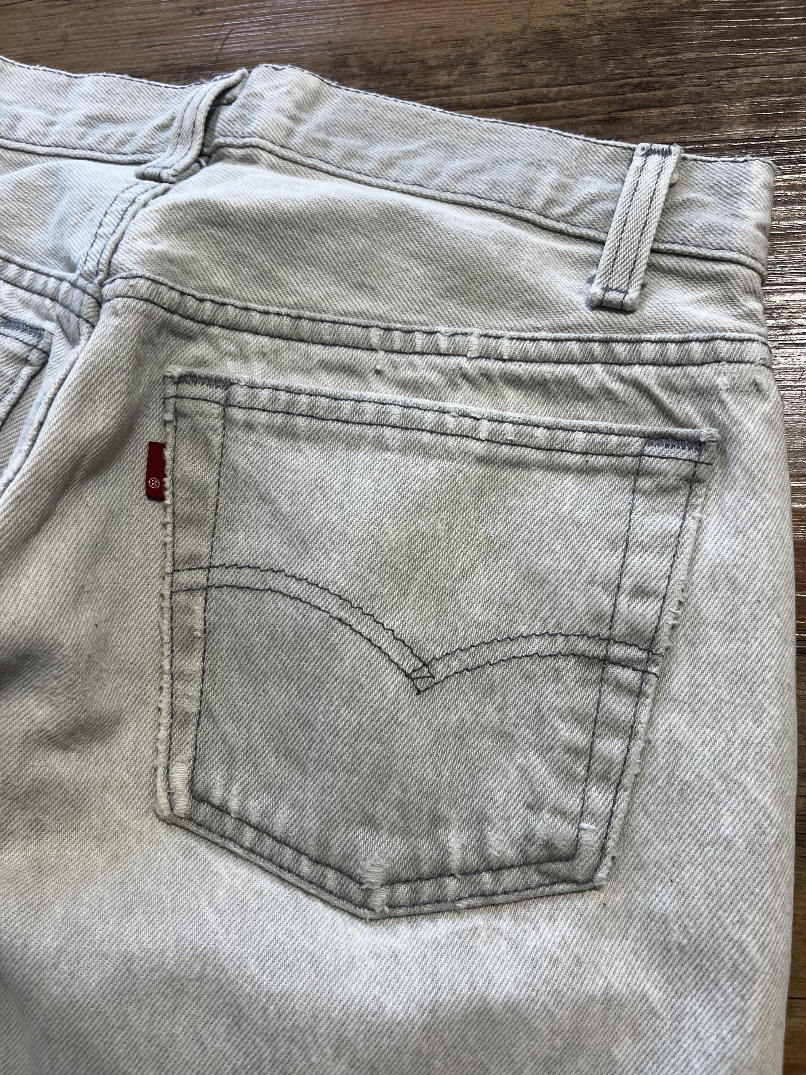Levi's × Levi's Vintage Clothing × Vintage Vintage 501 Levi's grey Denim Jean Pants Size US 27 - 8 Thumbnail