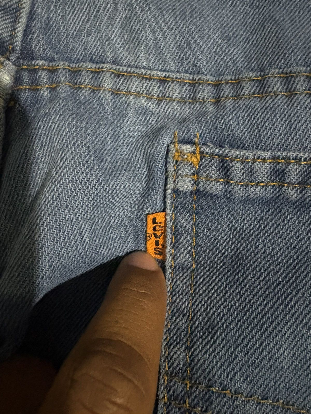 Levi's × Levi's Vintage Clothing × Vintage Orange Tab 1970’s Era Levi’s 514 Size US 38 / EU 54 - 2 Thumbnail