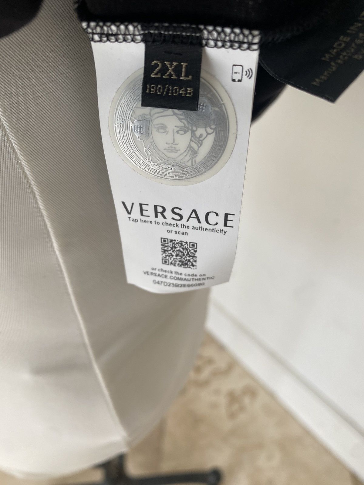 Versace Versace Medusa Sundial Mens Tee Shirt XXL Size US XXL / EU 58 / 5 - 8 Thumbnail