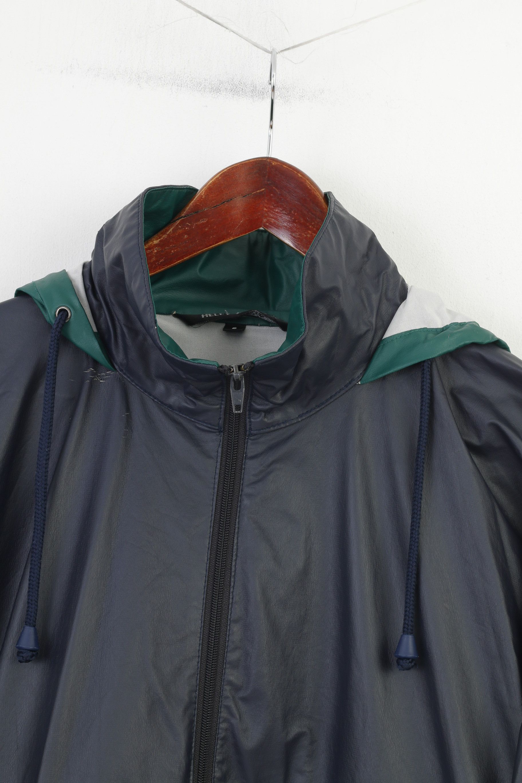 Helly Hansen × Vintage Helly Hansen Men S Jacket Navy Vintage Shiny 4010 Size US S / EU 44-46 / 1 - 2 Thumbnail