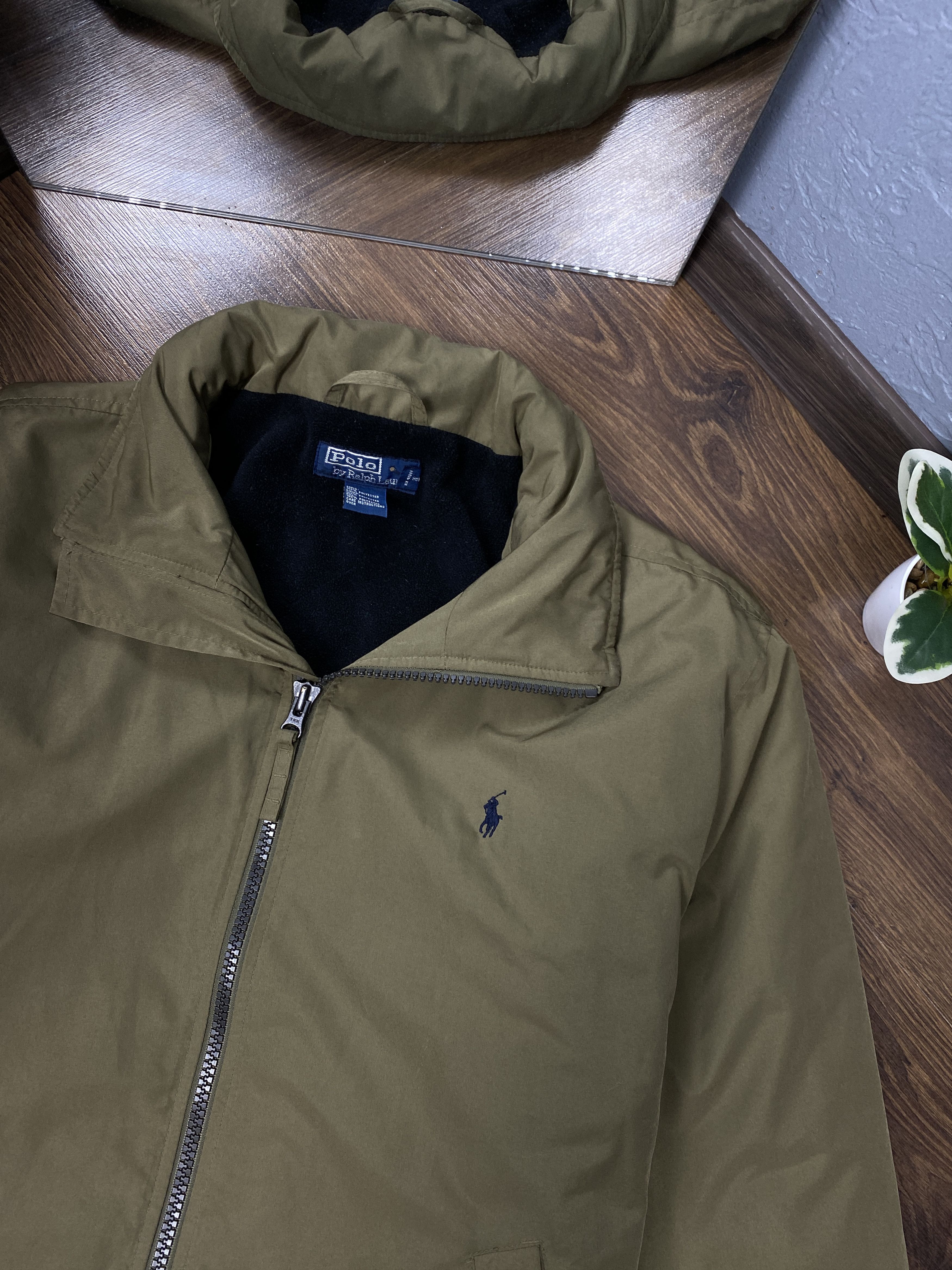 Polo Ralph Lauren × Ralph Lauren × Vintage Polo Ralph Lauren vintage nylon jacket inside on fleece Size US L / EU 52-54 / 3 - 2 Thumbnail