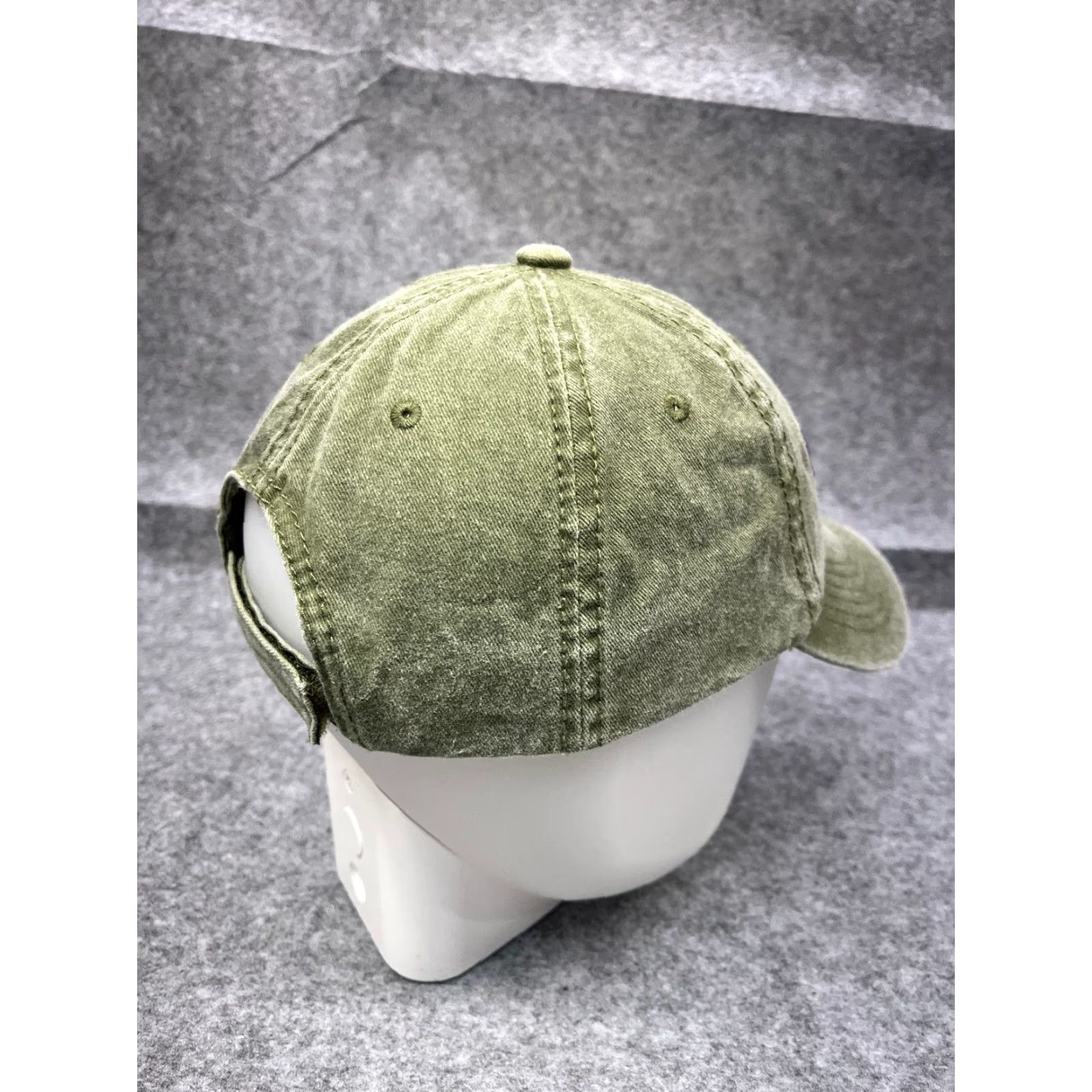 Vintage HitWear KanMark Wheat Hat Cap Strap Back Adult One Size Green Agriculture Farming Hat/Cap Baseball Cap Men Size ONE SIZE - 7 Thumbnail