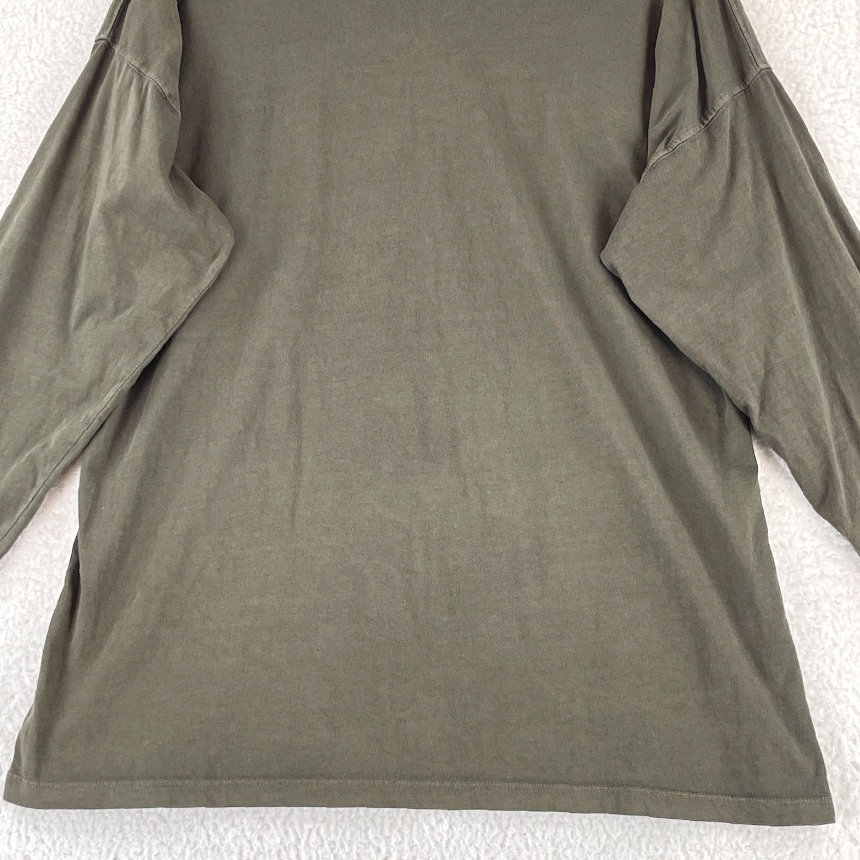Vintage We The Free Womens T-Shirt Pullover Crew Neck XS Green Minimalist Cotton LS Size XS / US 0-2 / IT 36-38 - 5 Thumbnail