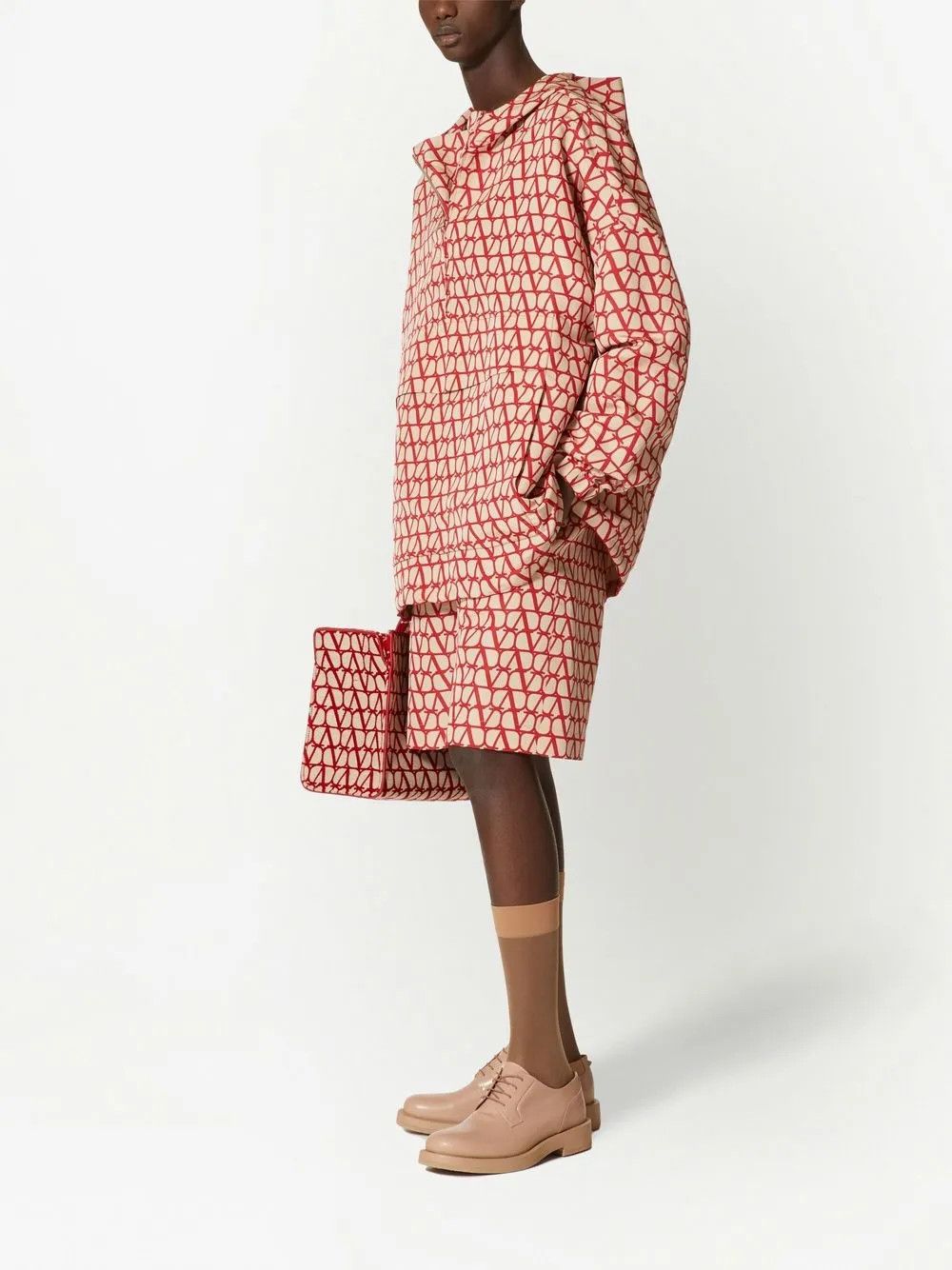 Valentino o1y0525 Short in Beige/Red Size US 30 / EU 46 - 4 Thumbnail