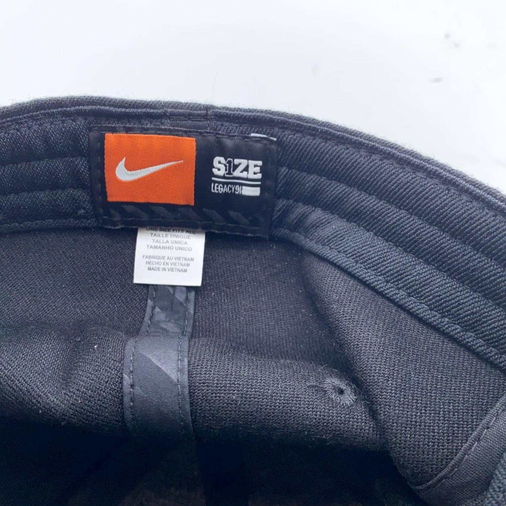 Nike Nike Golf Hat Cap Fitted Mens Legacy91 Black Swoosh Embroidered Classic Solid Golf Style Swoosh Mens Cap One Size Black Men Size ONE SIZE - 5 Thumbnail