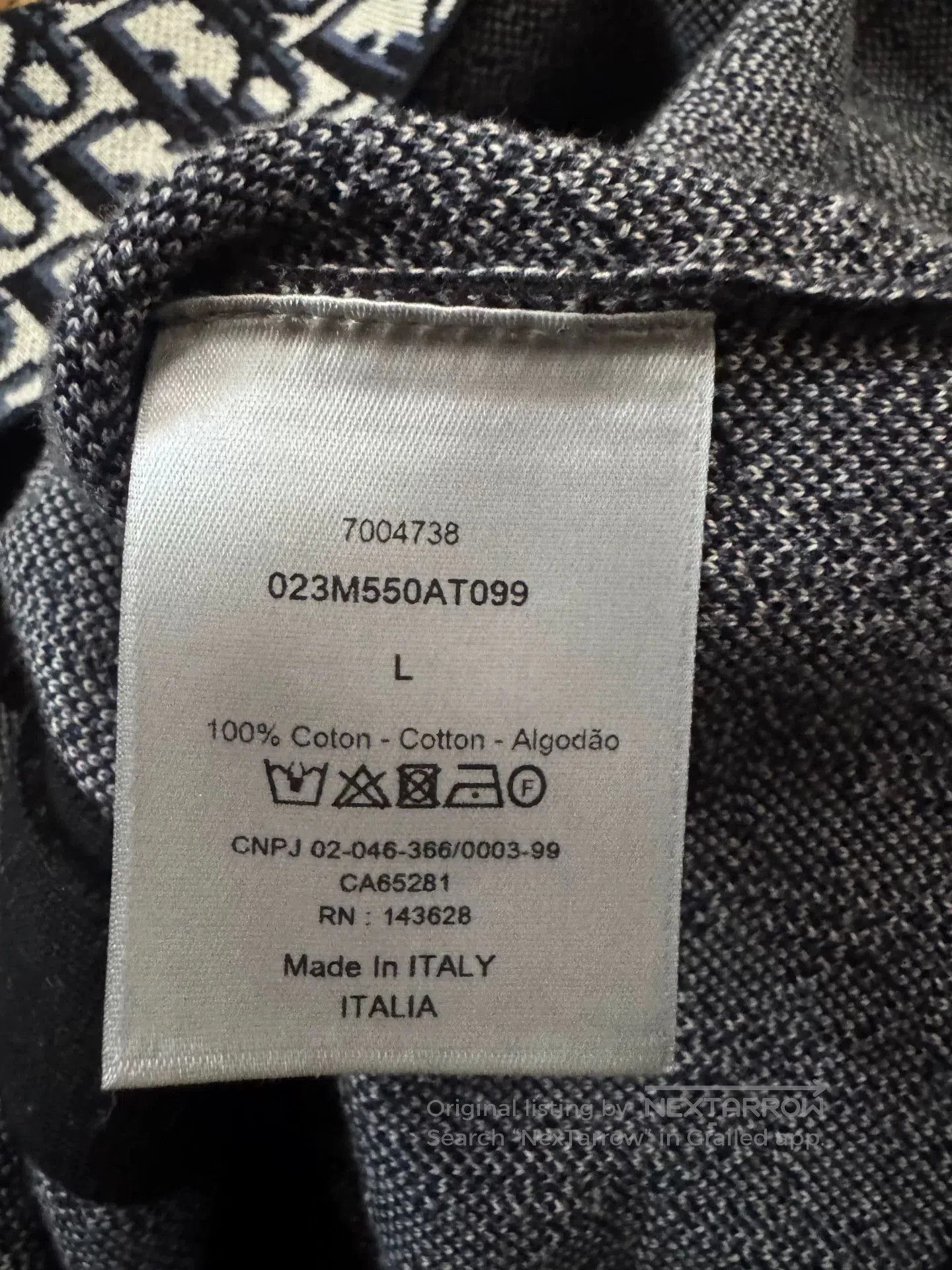 Dior Dior Monogram Long Sleeve Shirt in Size L. Size US L / EU 52-54 / 3 - 4 Thumbnail