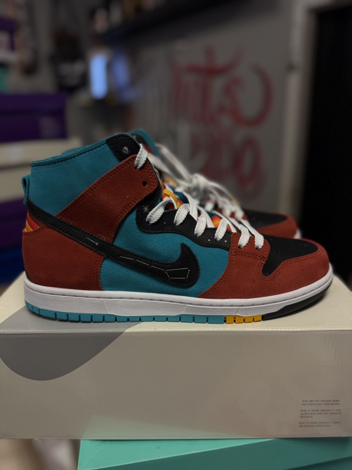 Nike Nike SB High Diorr Greenwood Navajo Arts Size 10.5 Size US 10.5 / EU 43-44 - 4 Thumbnail