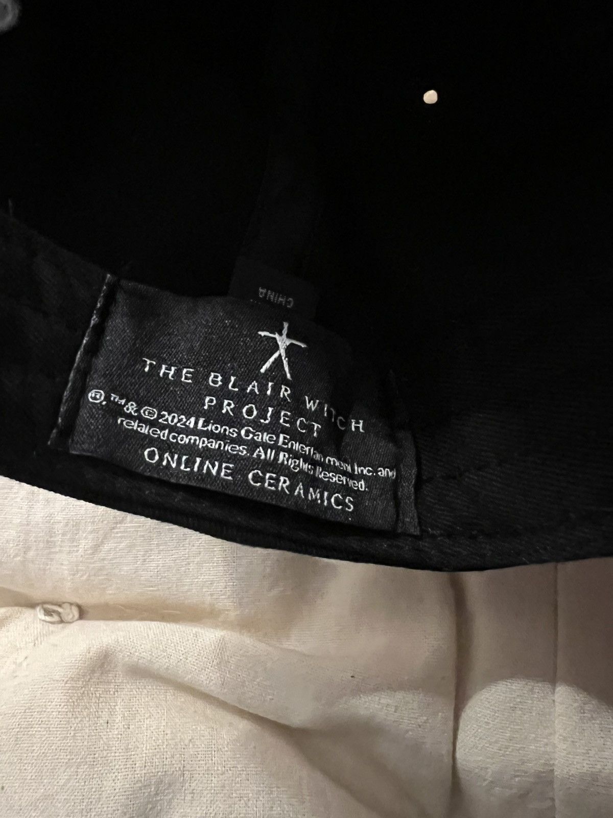 Online Ceramics Online Ceramics The Blair Witch Project Logo Hat dad cap Size ONE SIZE - 2 Thumbnail